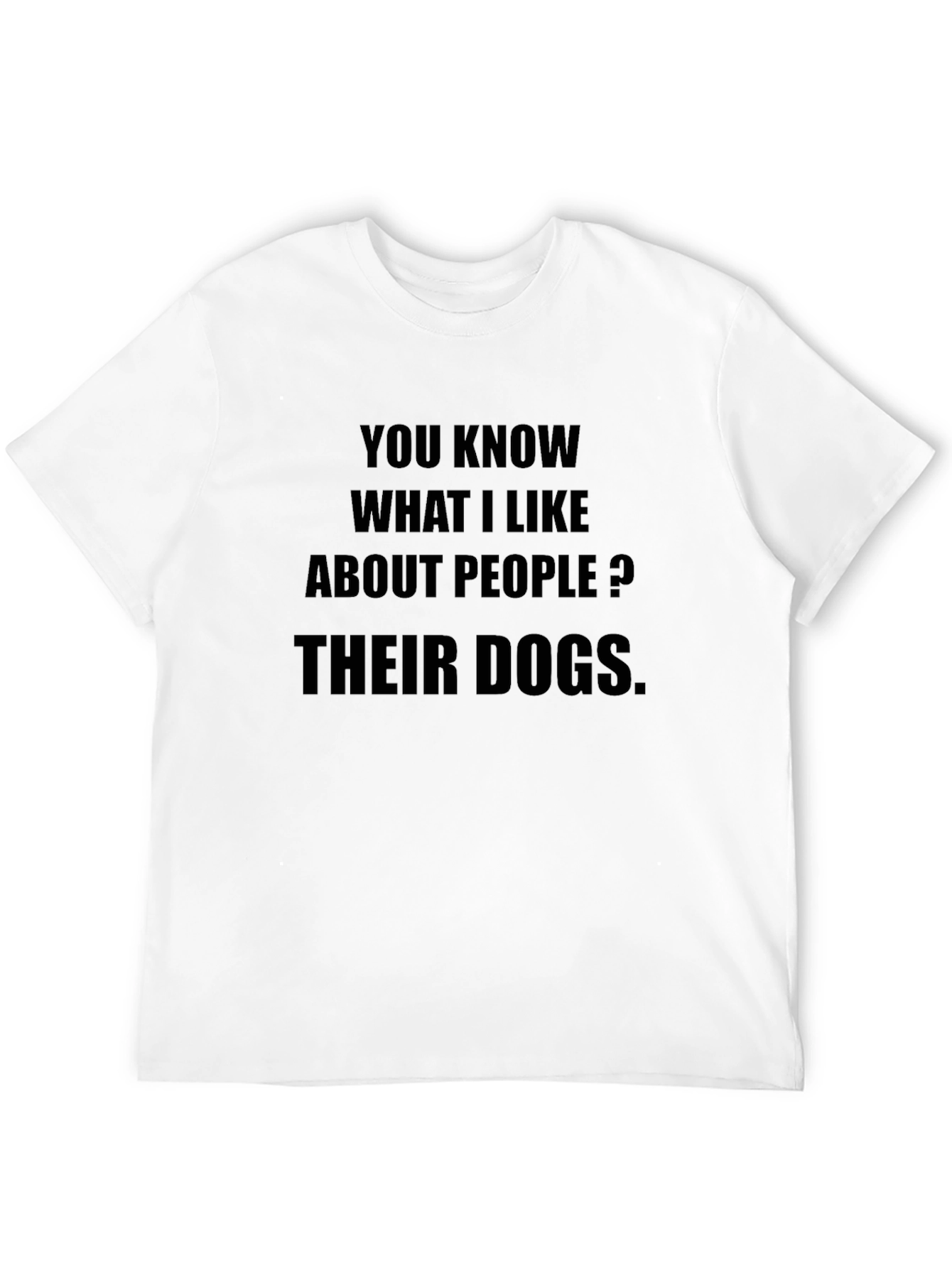 Black Funny Dog Lover T-Shirt - People & Their Dogs view 12