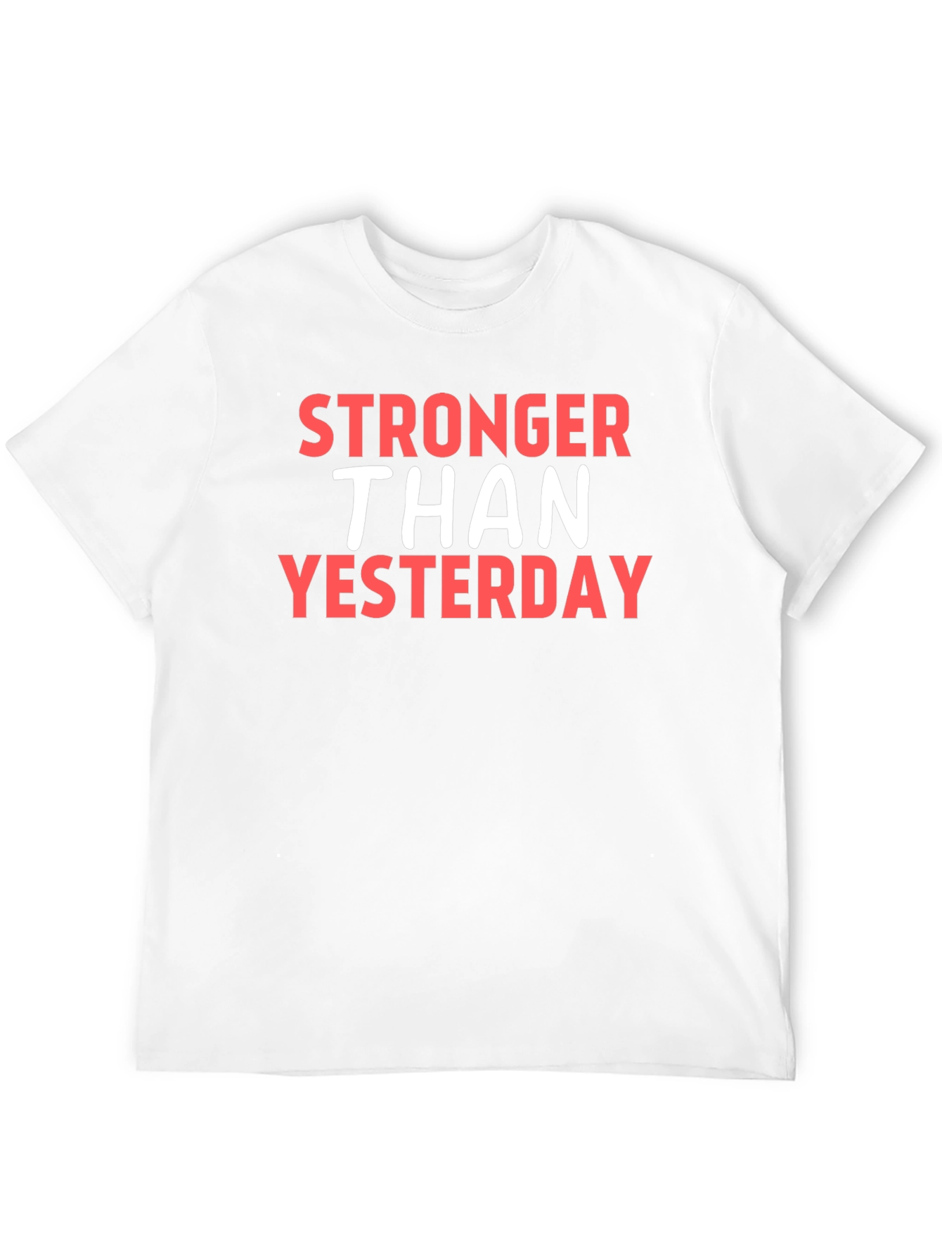 Black Stronger Than Yesterday Graphic Tee view 12