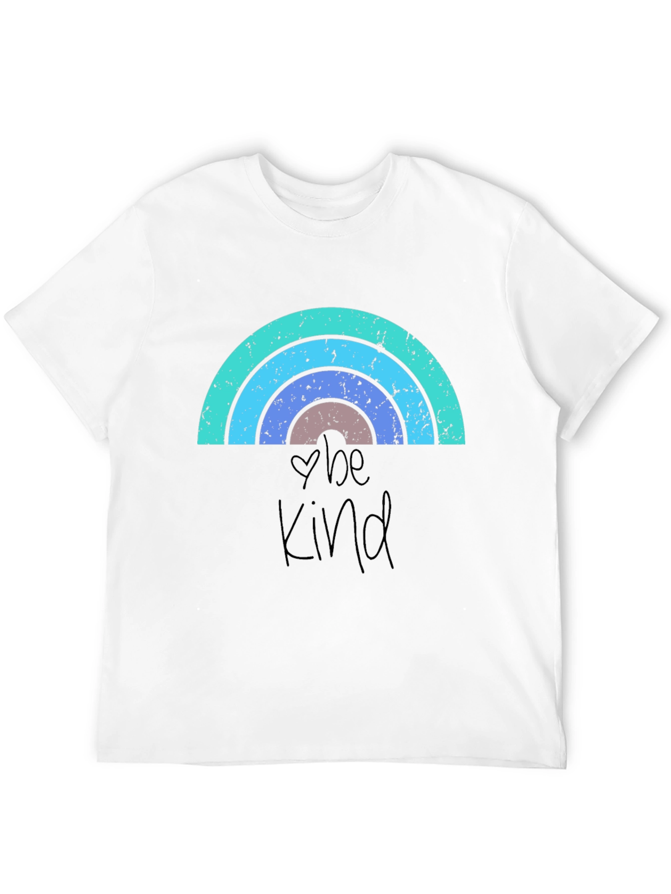 Black Be Kind Rainbow Graphic Tee - Unisex view 12