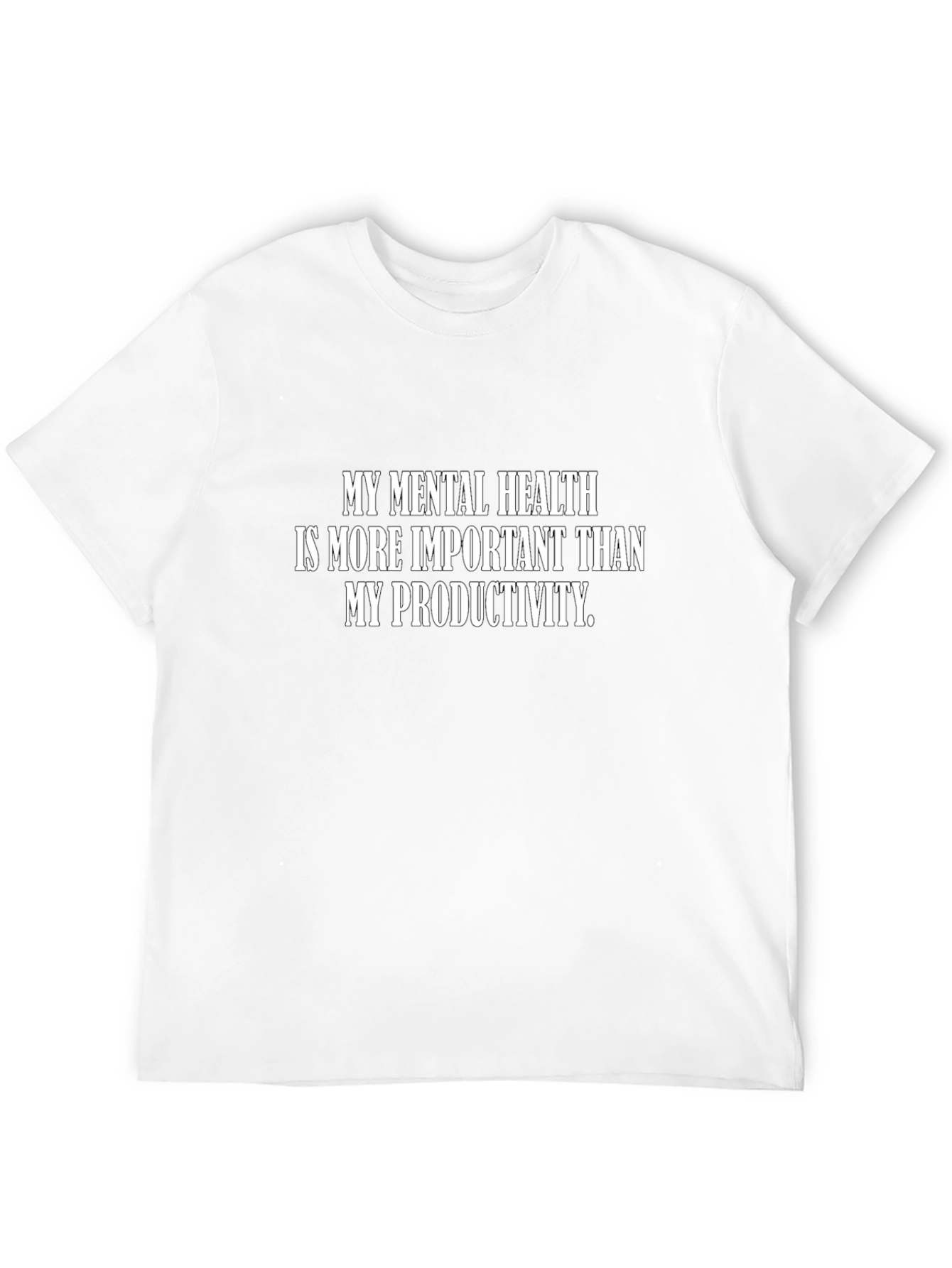 Black Mental Health Matters Tee - Black Graphic T-Shirt view 12