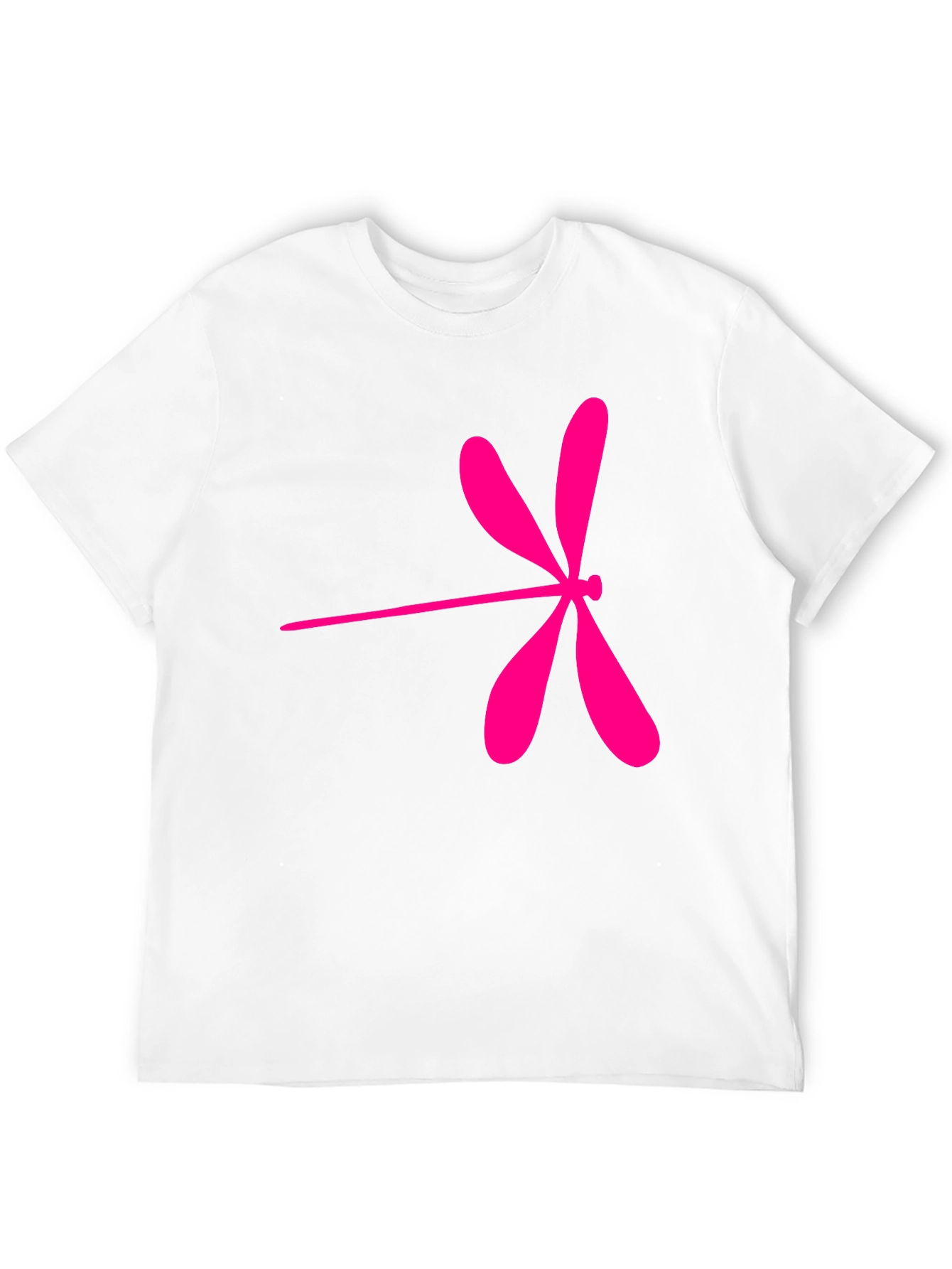 Black Pink Dragonfly Graphic T-Shirt view 12