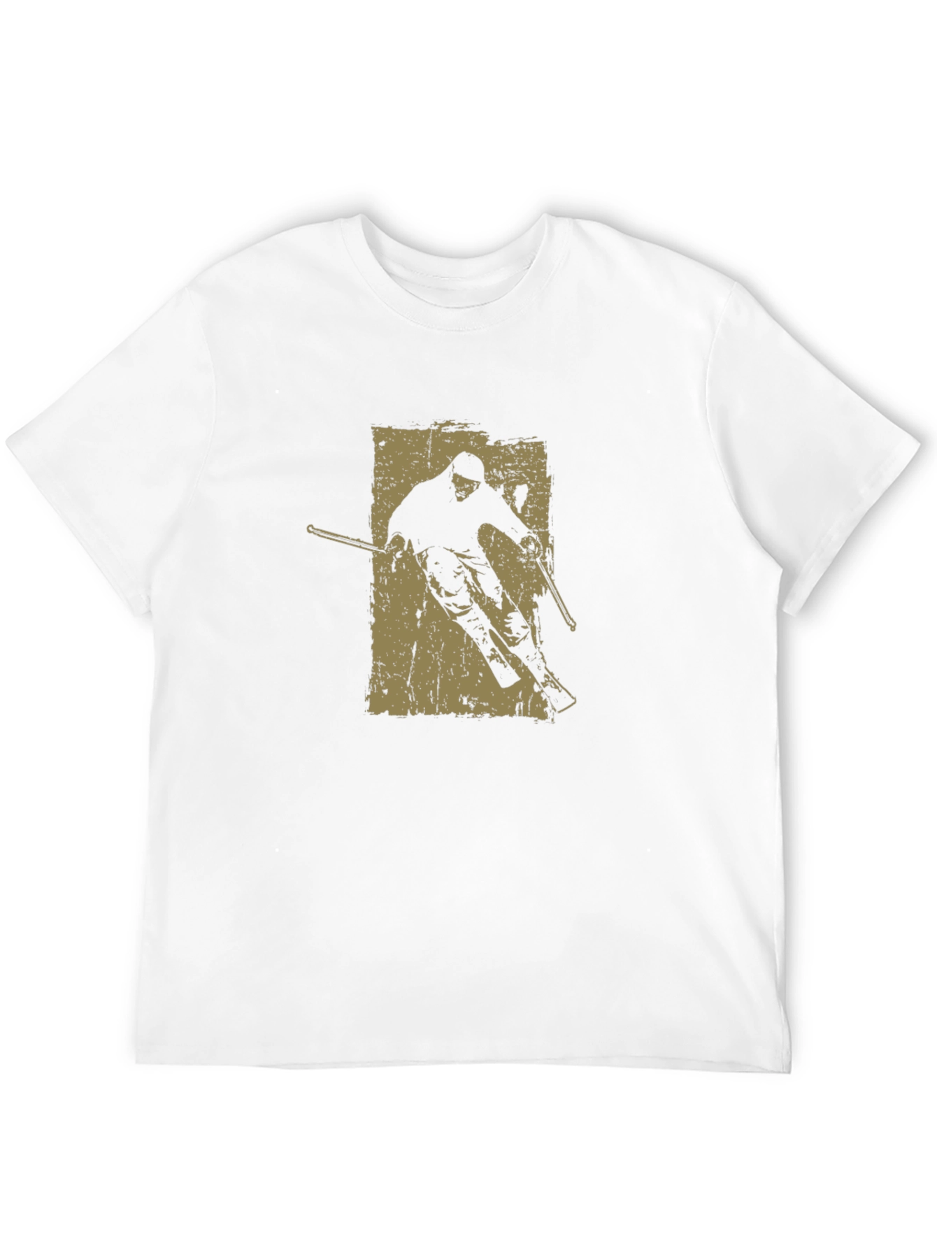 Black Vintage Skier Graphic Tee view 12