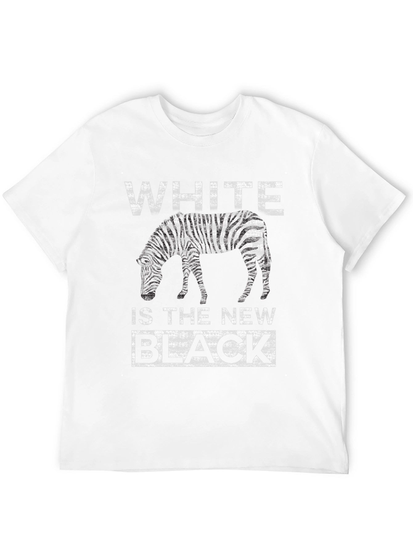 Black White is the New Black Zebra Graphic T-Shirt view 12