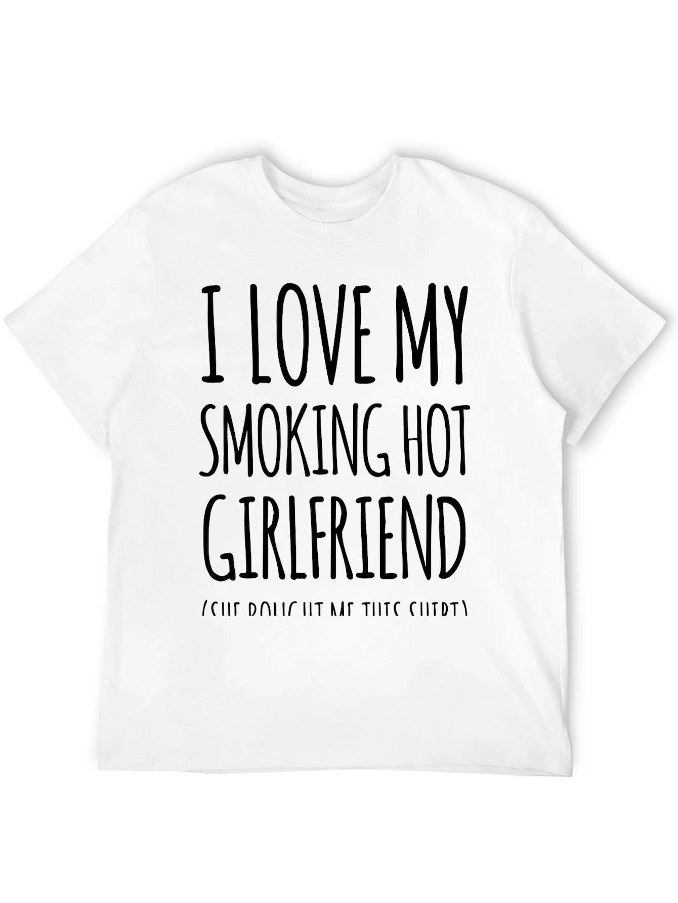 Black I Love My Smoking Hot Girlfriend T-Shirt - Mens Graphic Tee view 12