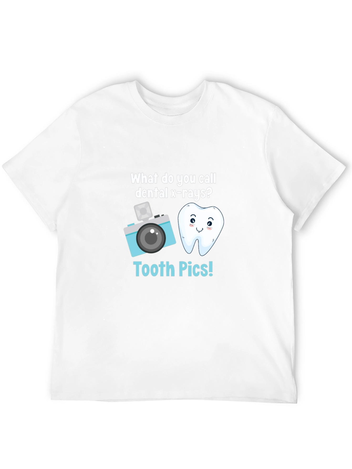 Black Tooth Pics Dental Pun T-Shirt - Black view 12