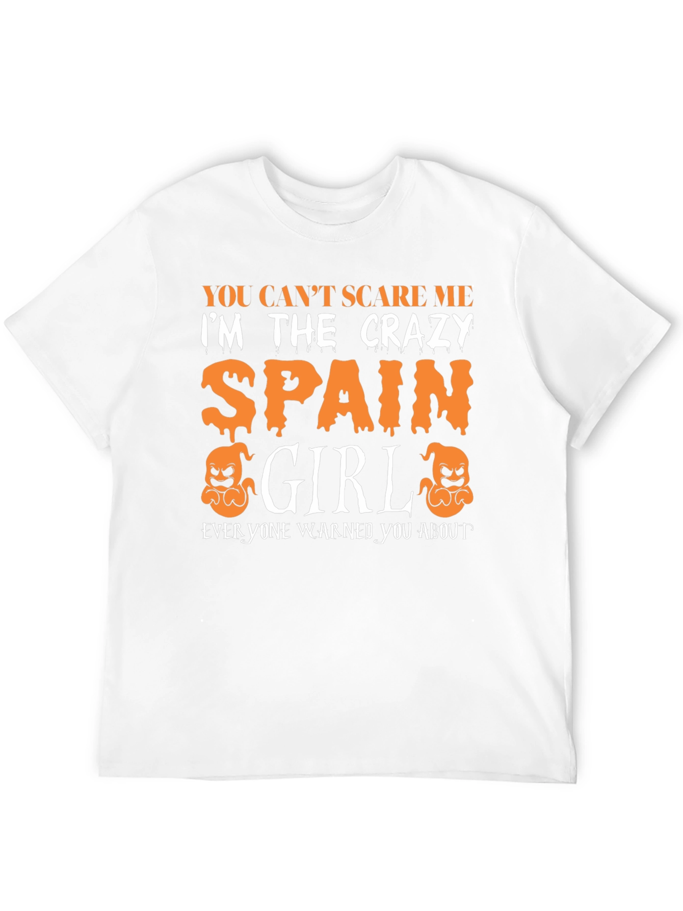 Crazy Spain Girl Halloween T-Shirt - 12