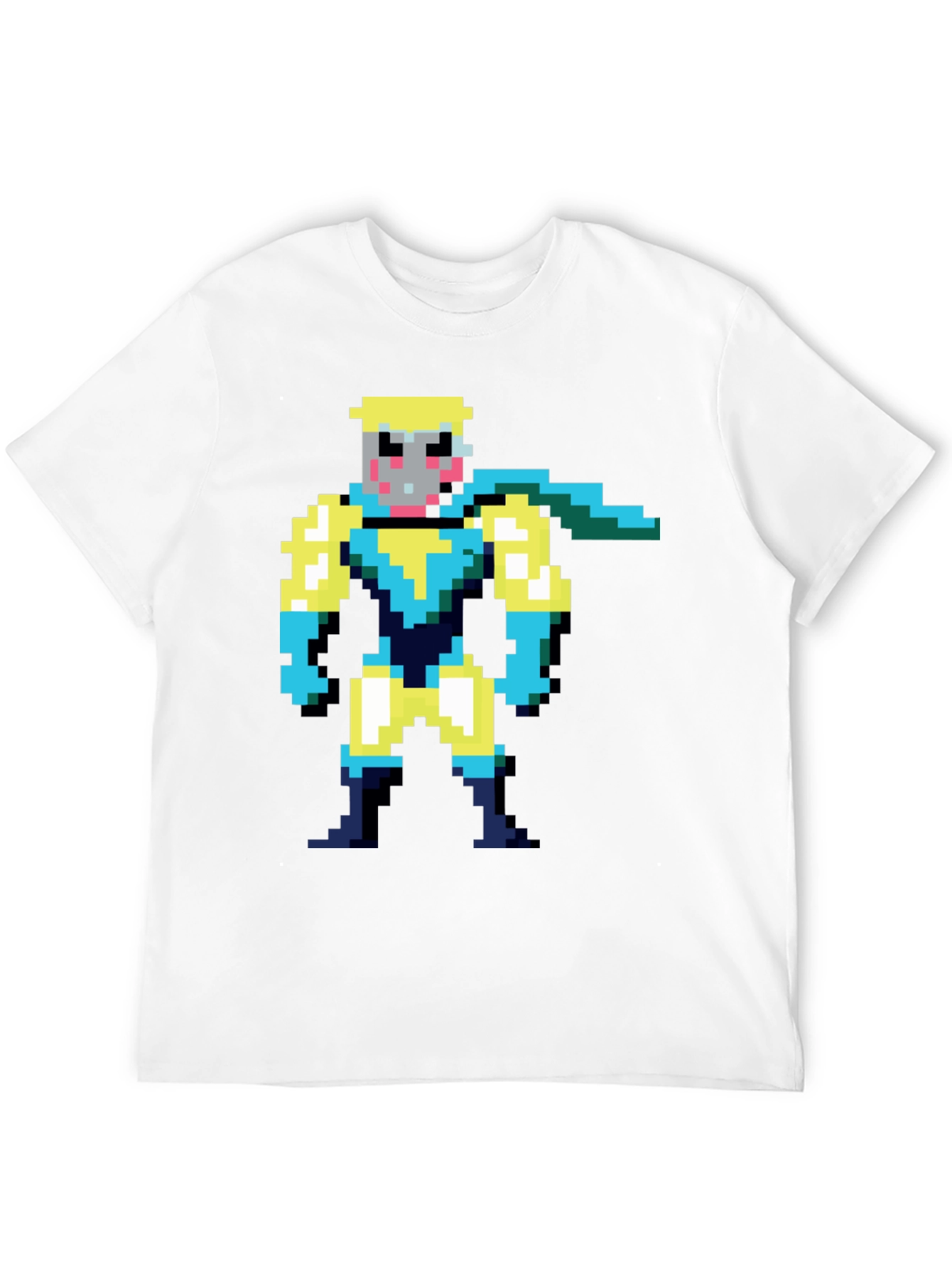 Black Pixel Superhero Black Tee view 12