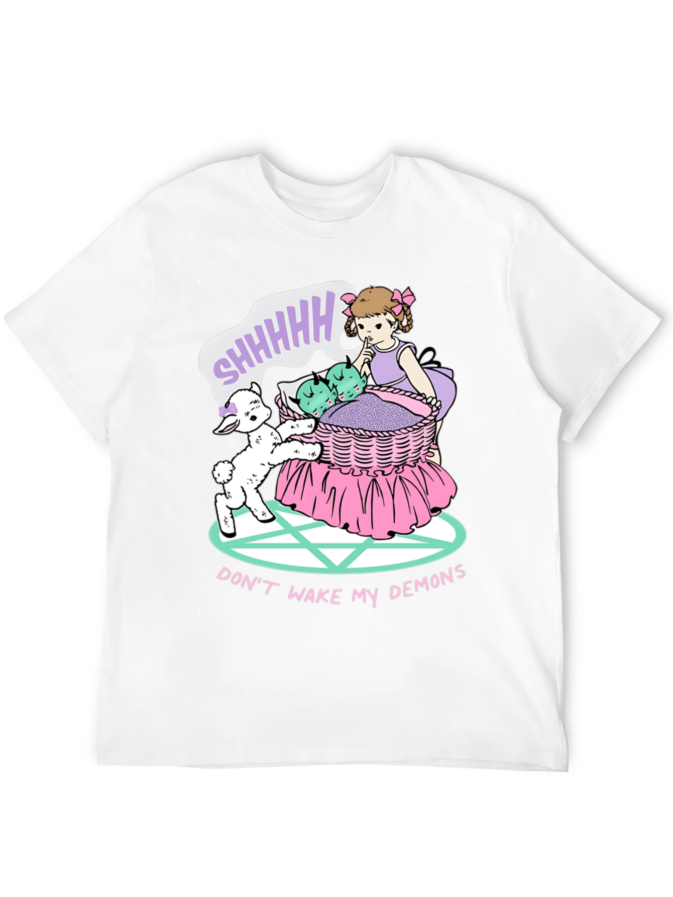 Black Don't Wake My Demons Graphic Tee view 12