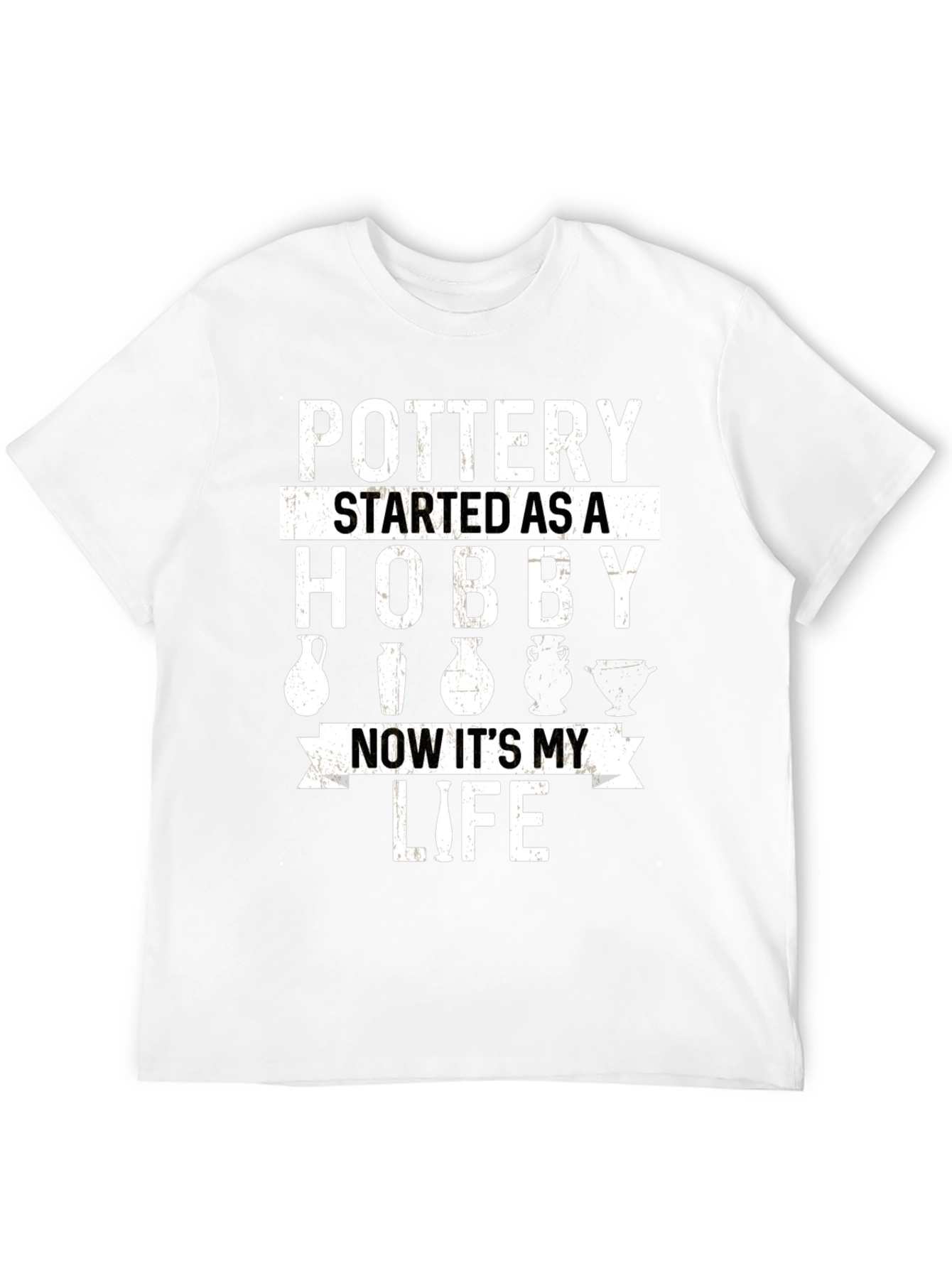Black Pottery Hobby Life Graphic Tee view 12