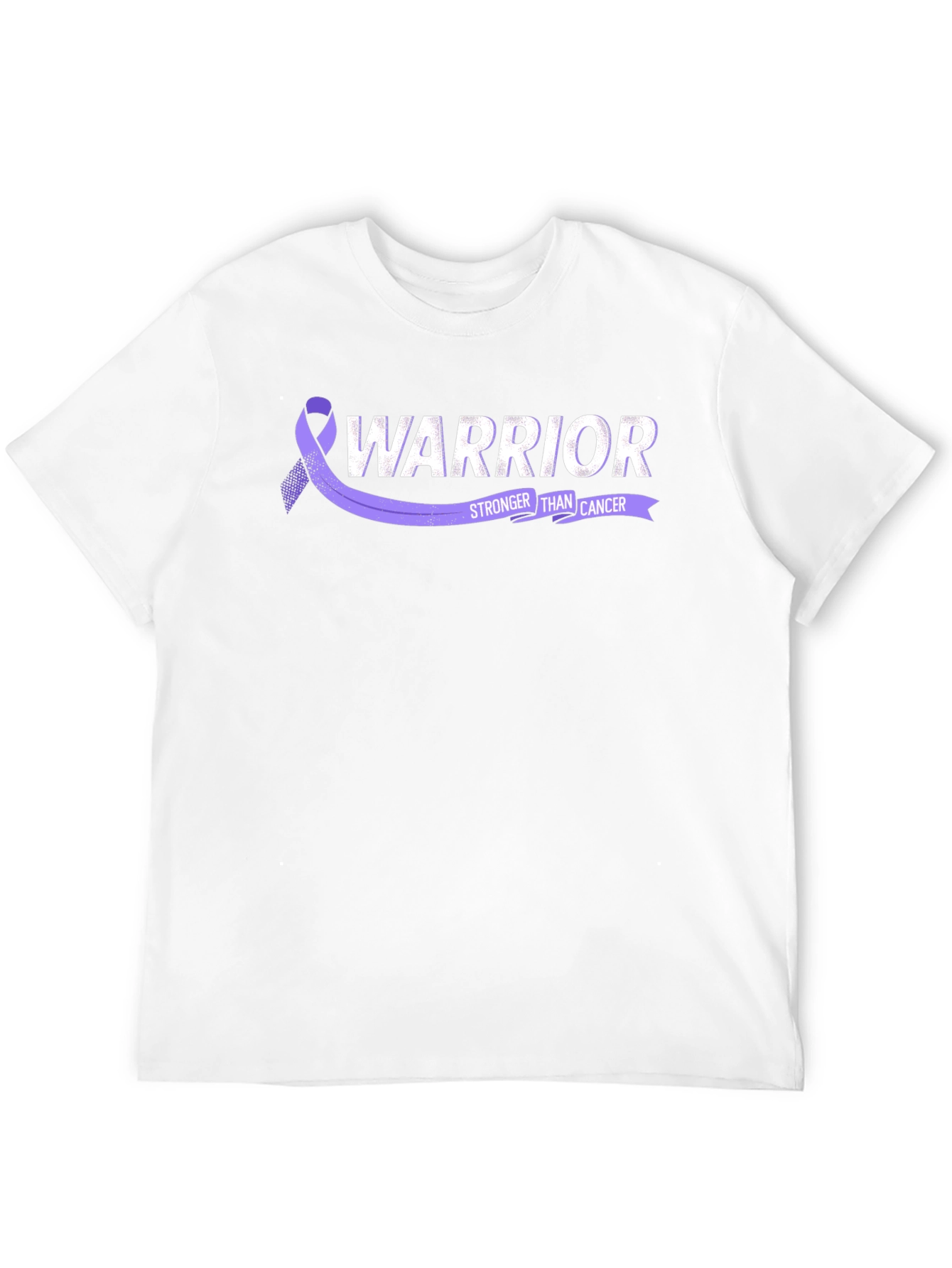 Black Warrior Stronger Than Cancer Ribbon T-Shirt view 12