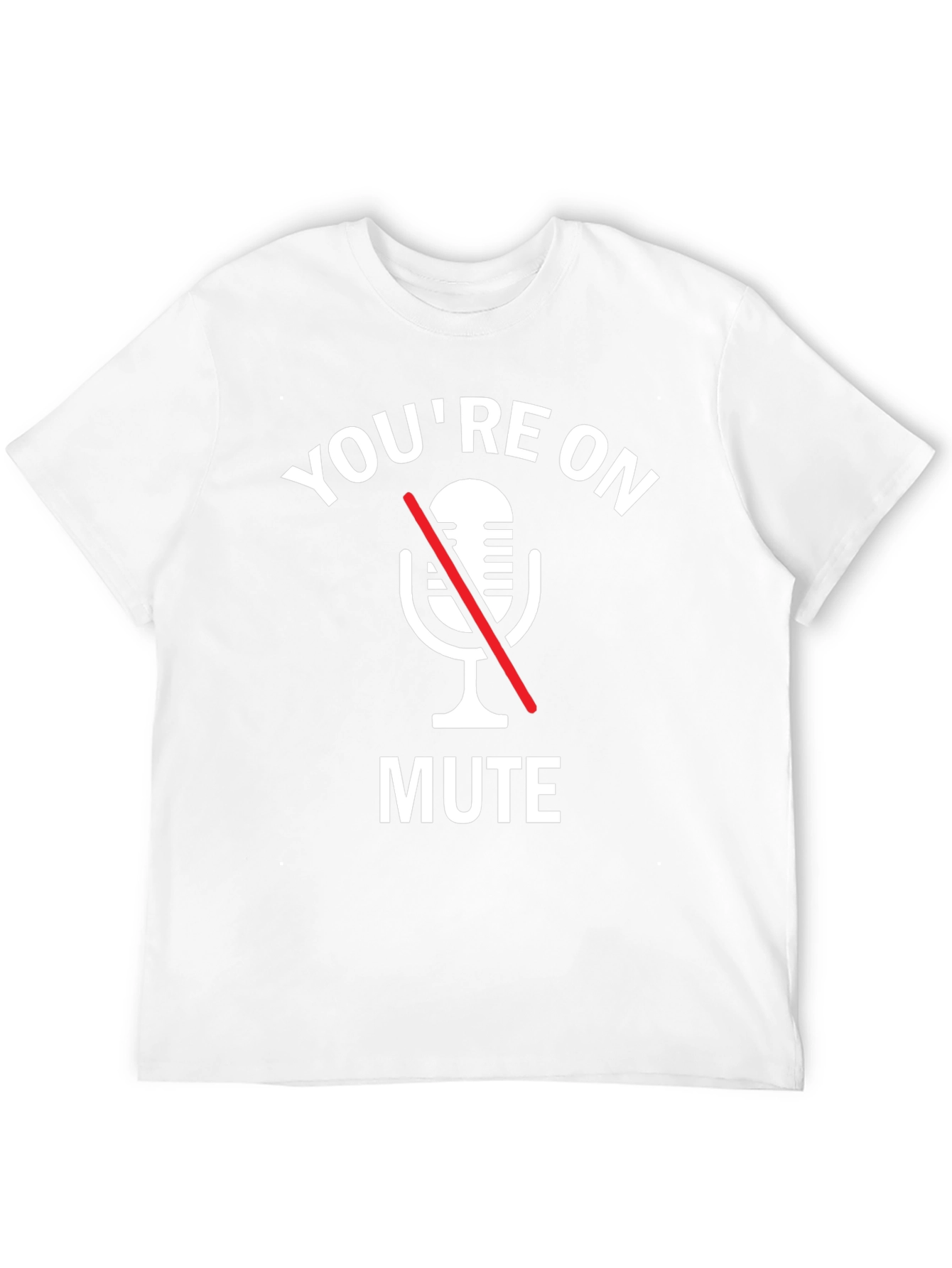 Black You're on Mute Black Graphic Tee view 12