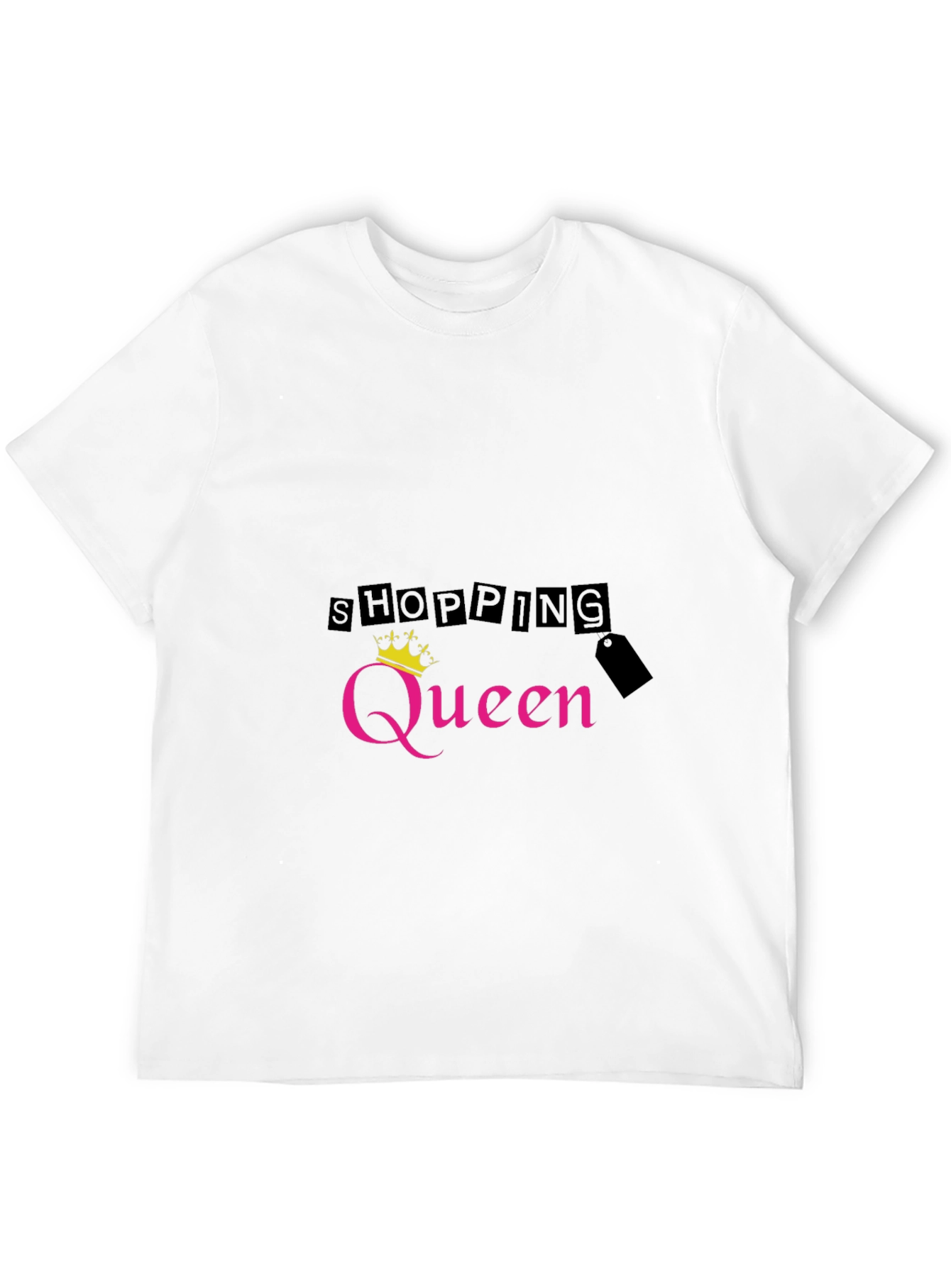 Black Shopping Queen Black T-Shirt view 12
