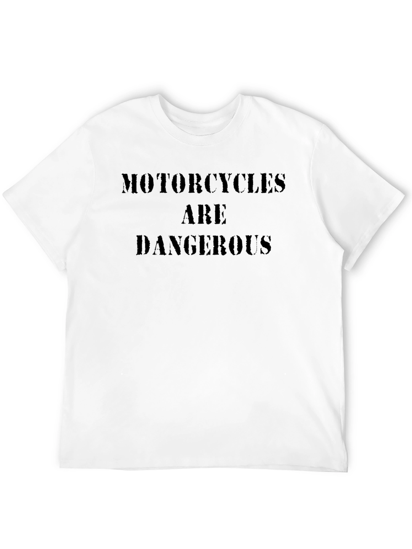 Black Motorcycles Are Dangerous Graphic T-Shirt view 12