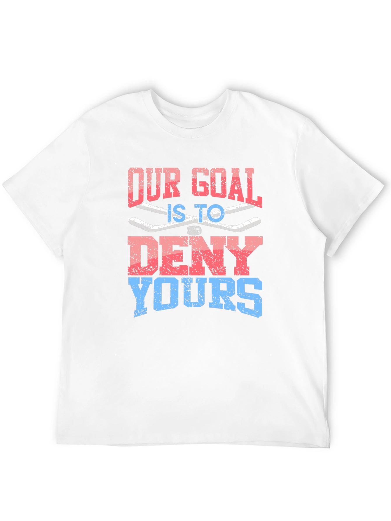 Black Our Goal is to Deny Yours Graphic T-Shirt view 12