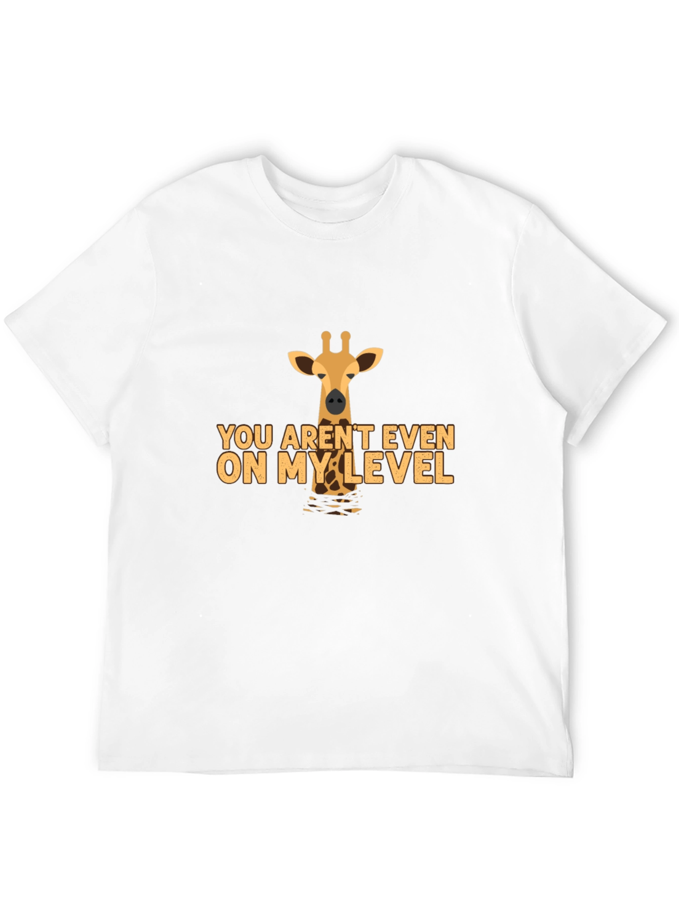 Black Giraffe T-Shirt - You Aren't Even On My Level Tee view 12