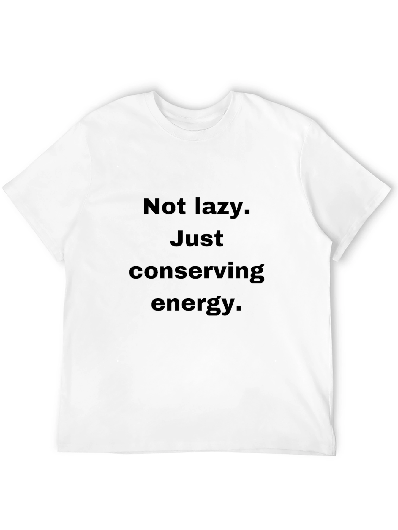 Black Funny Energy Conserving Graphic T-Shirt view 12
