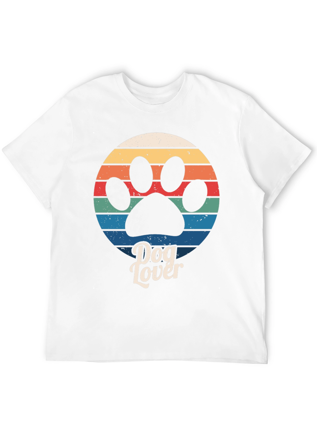 Black Dog Lover Retro T-Shirt view 12