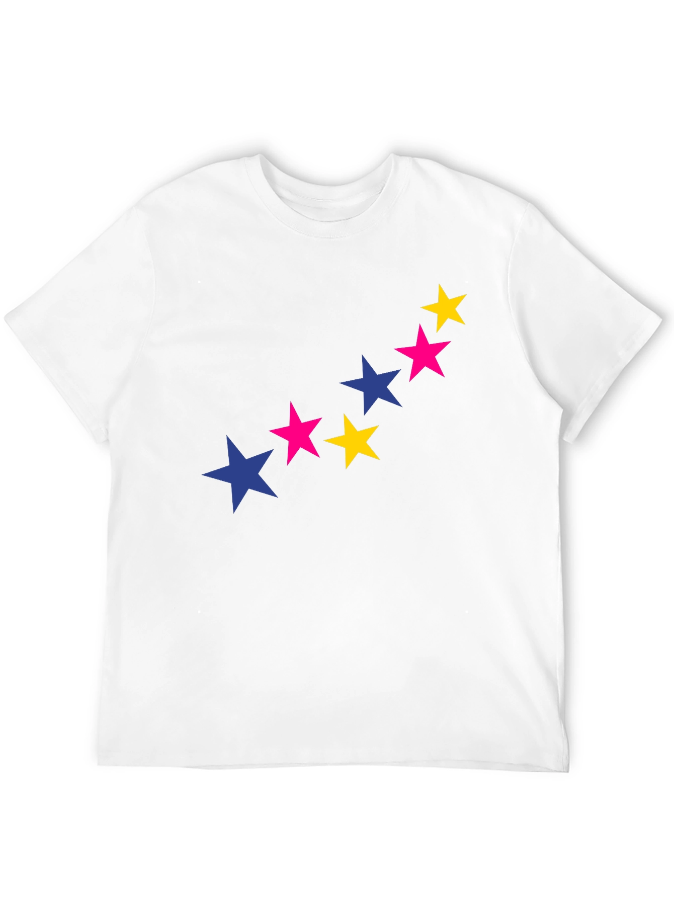 Black Starry Graphic Tee - Bold & Stylish Black T-Shirt view 12