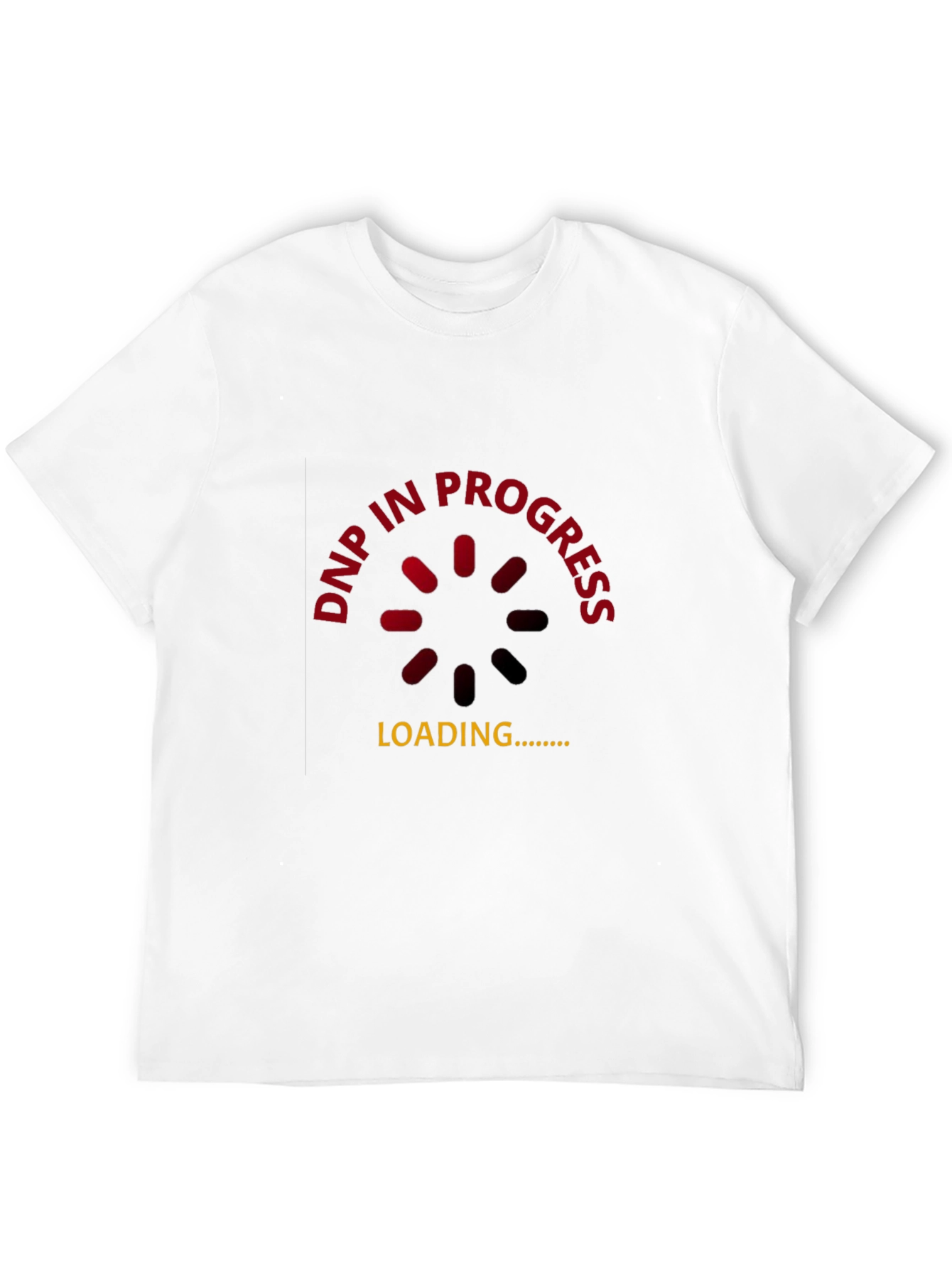 Black DNP In Progress Black T-Shirt - Gamer Humor view 12