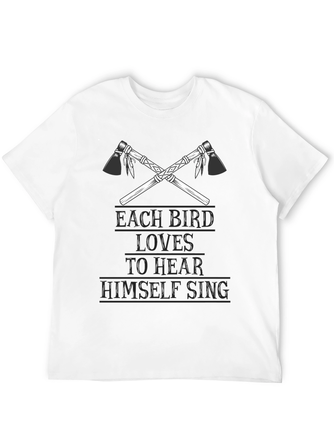 Black Native American Saying Black T-Shirt view 12