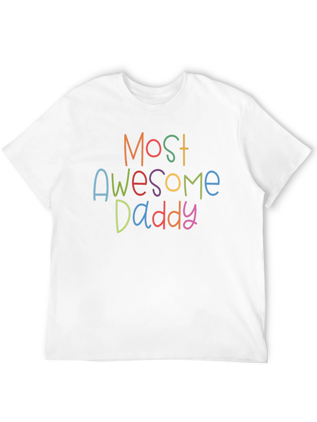 Black Most Awesome Daddy Graphic Tee - Black view 12