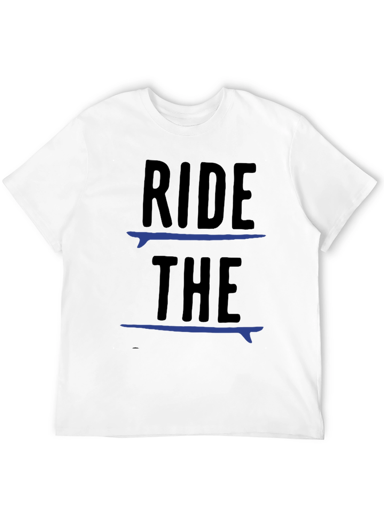 Black Ride The Surf T-Shirt - Cool Surfer Tee view 12