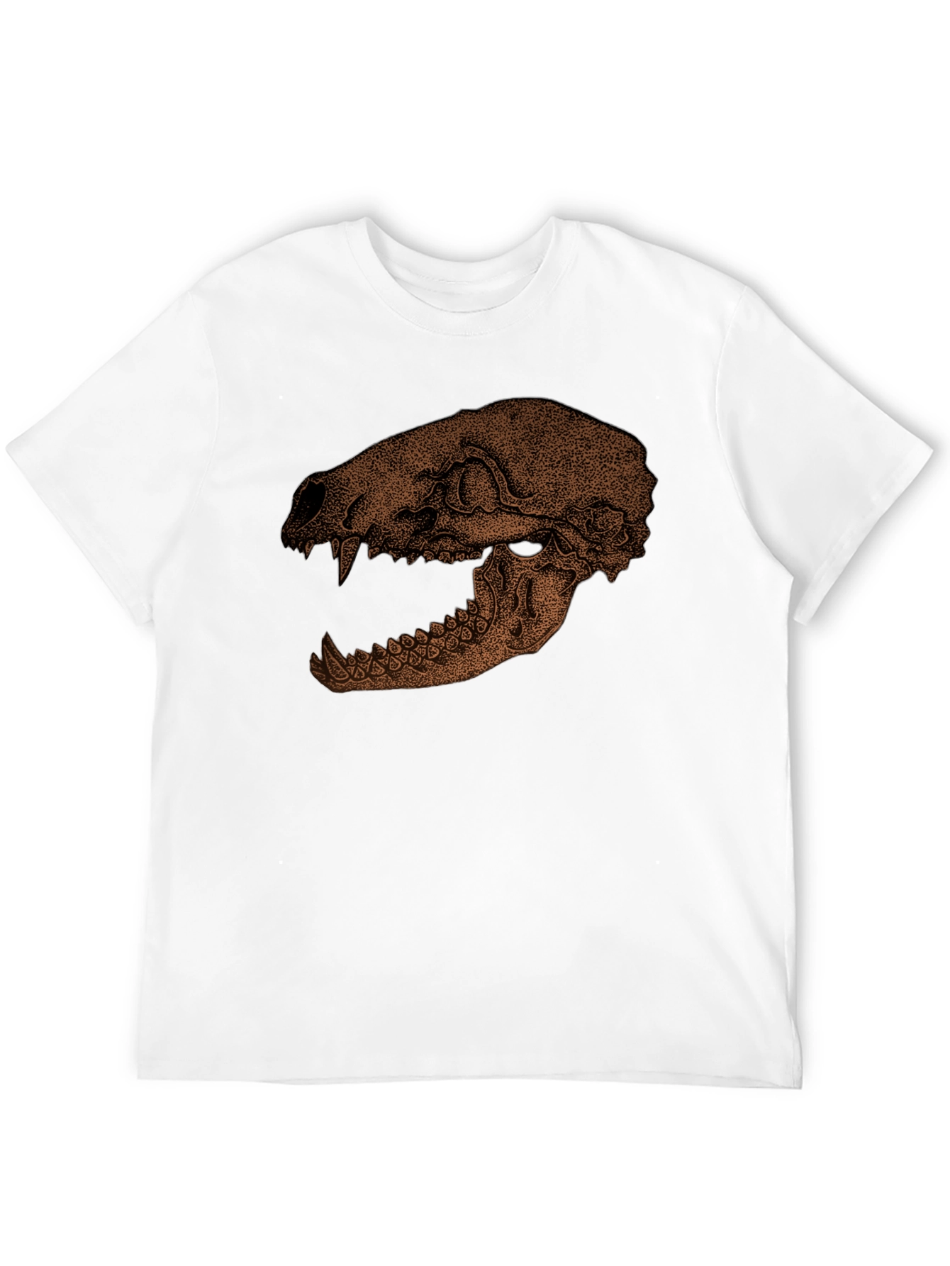 Black Skull Graphic Print T-Shirt - Unique Design view 12