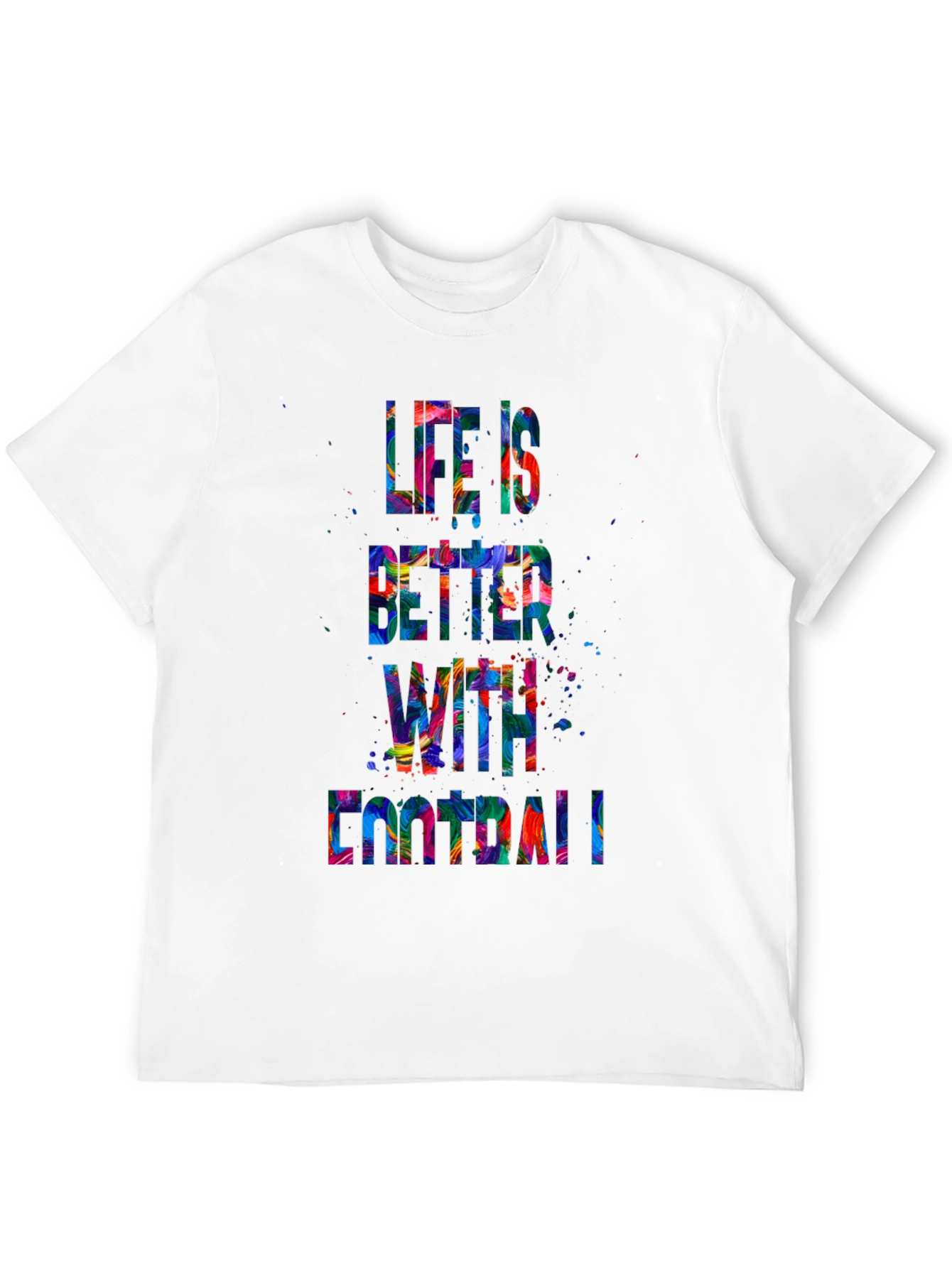 Black Life is Better with Football T-Shirt view 12