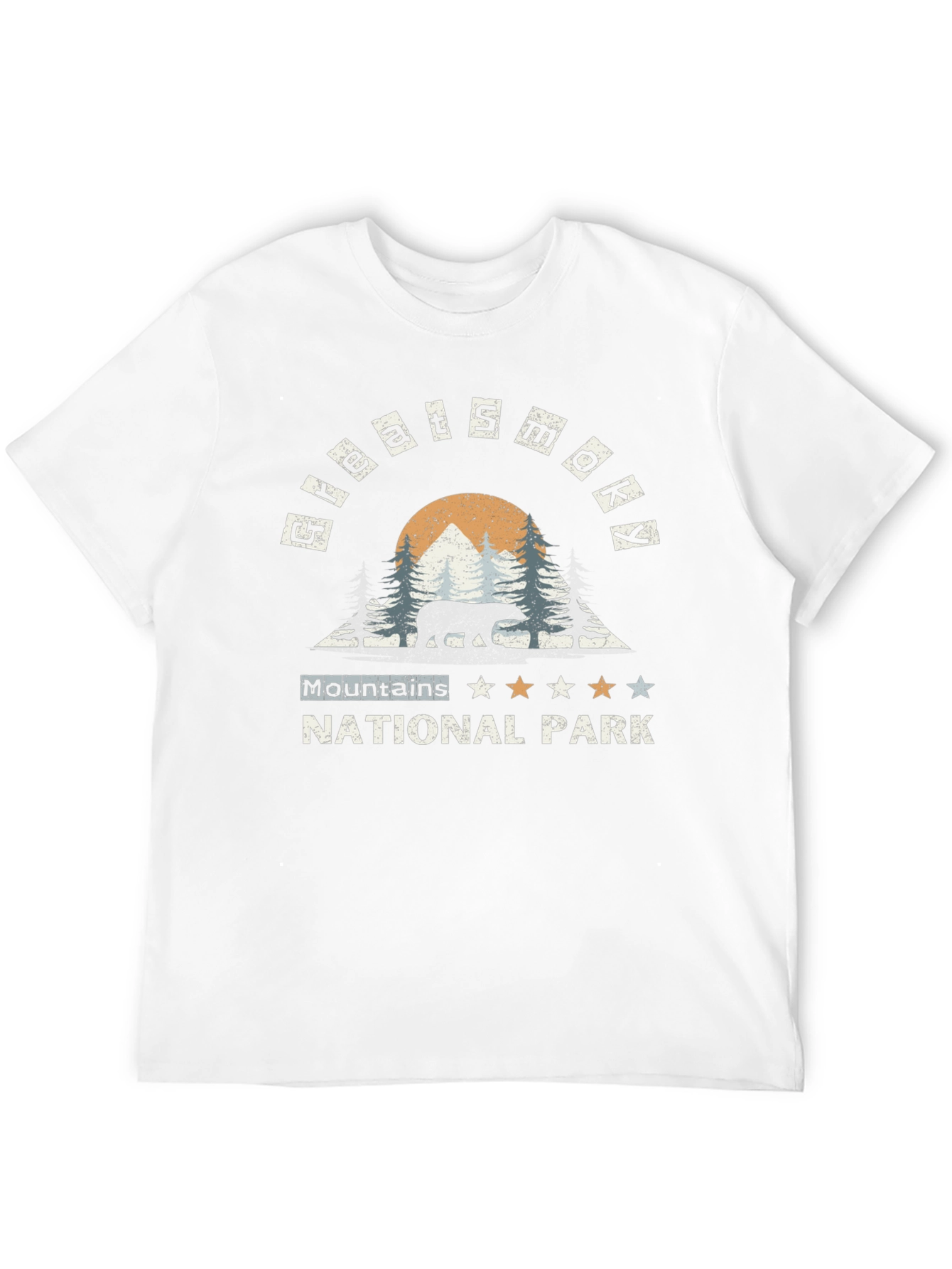 Black Great Smoky Mountains National Park T-Shirt view 12