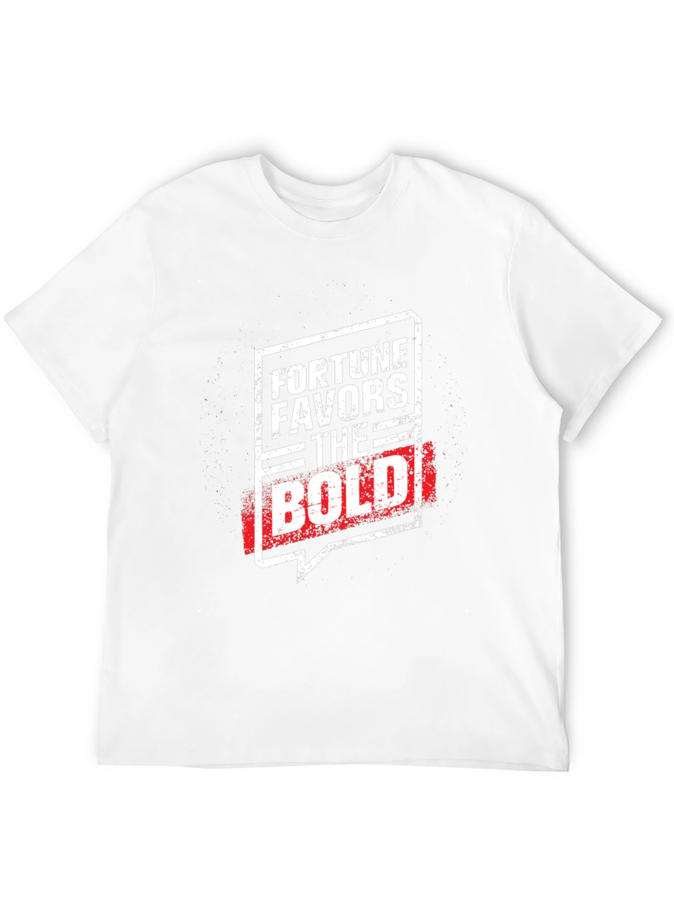 Black Fortune Favors the Bold Graphic Tee - Black view 12