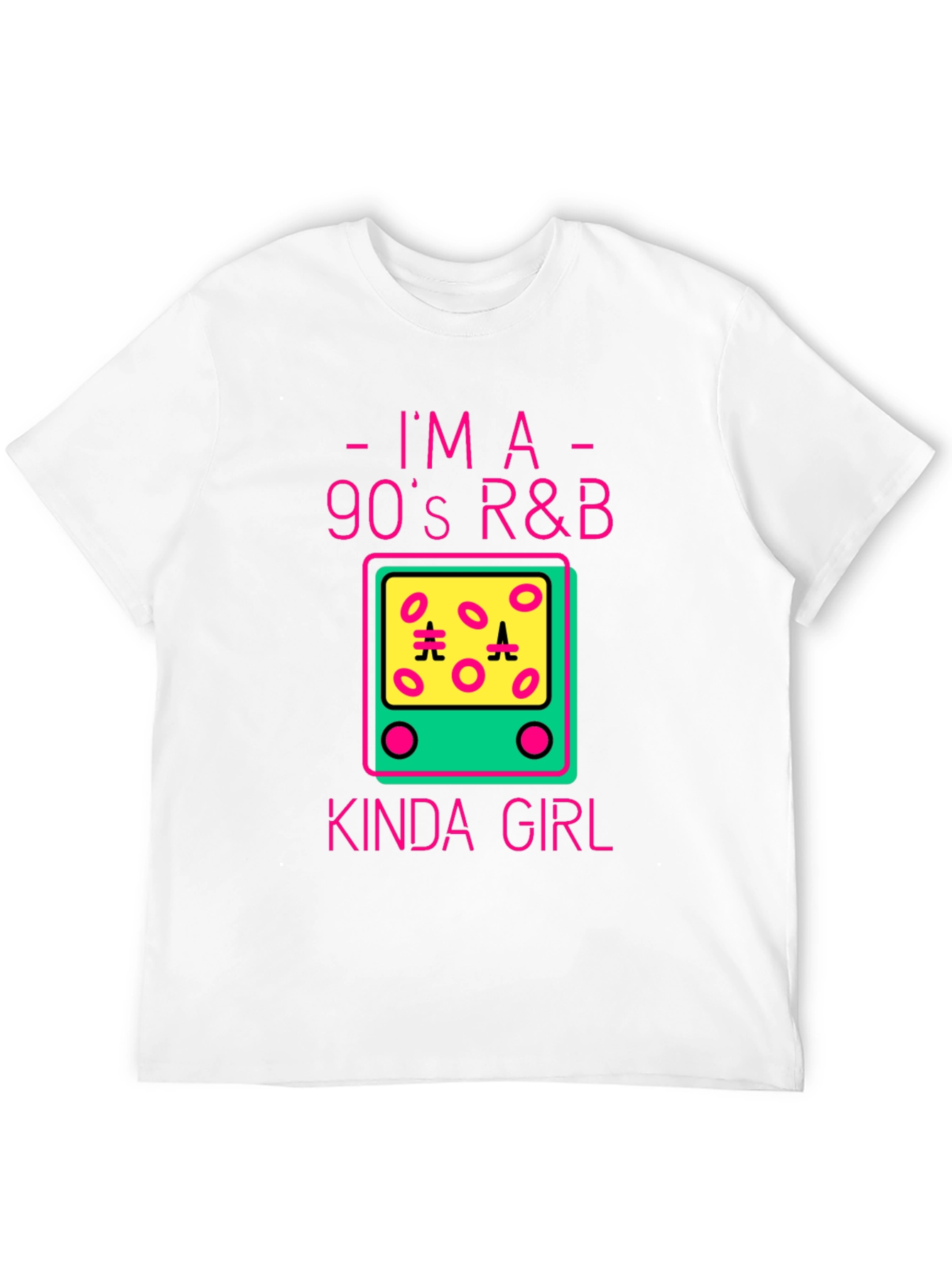 Black I'm a 90's R&B Kinda Girl Black Graphic Tee view 12