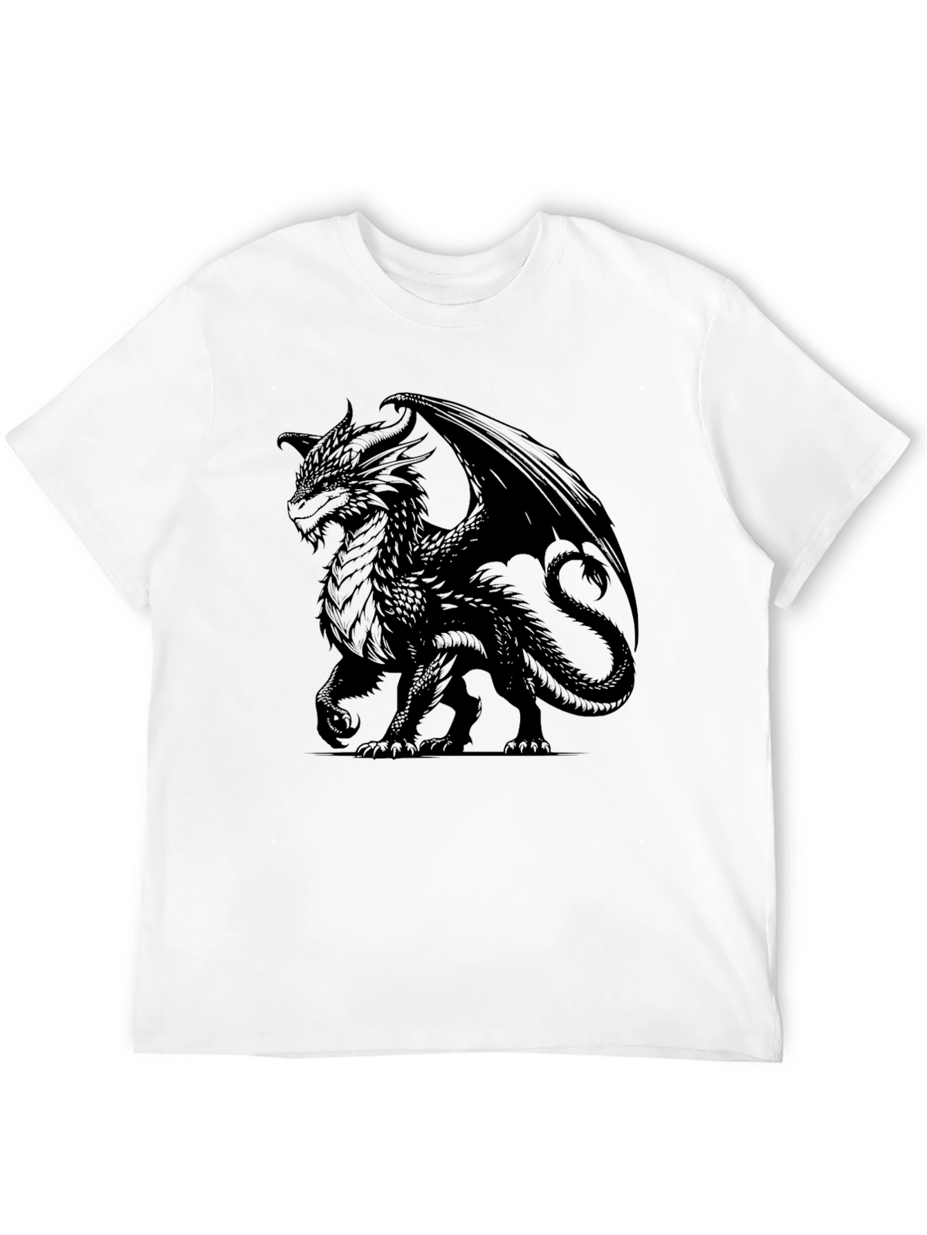 Black Black Dragon Graphic Tee - Men's Short Sleeve Shirt view 12