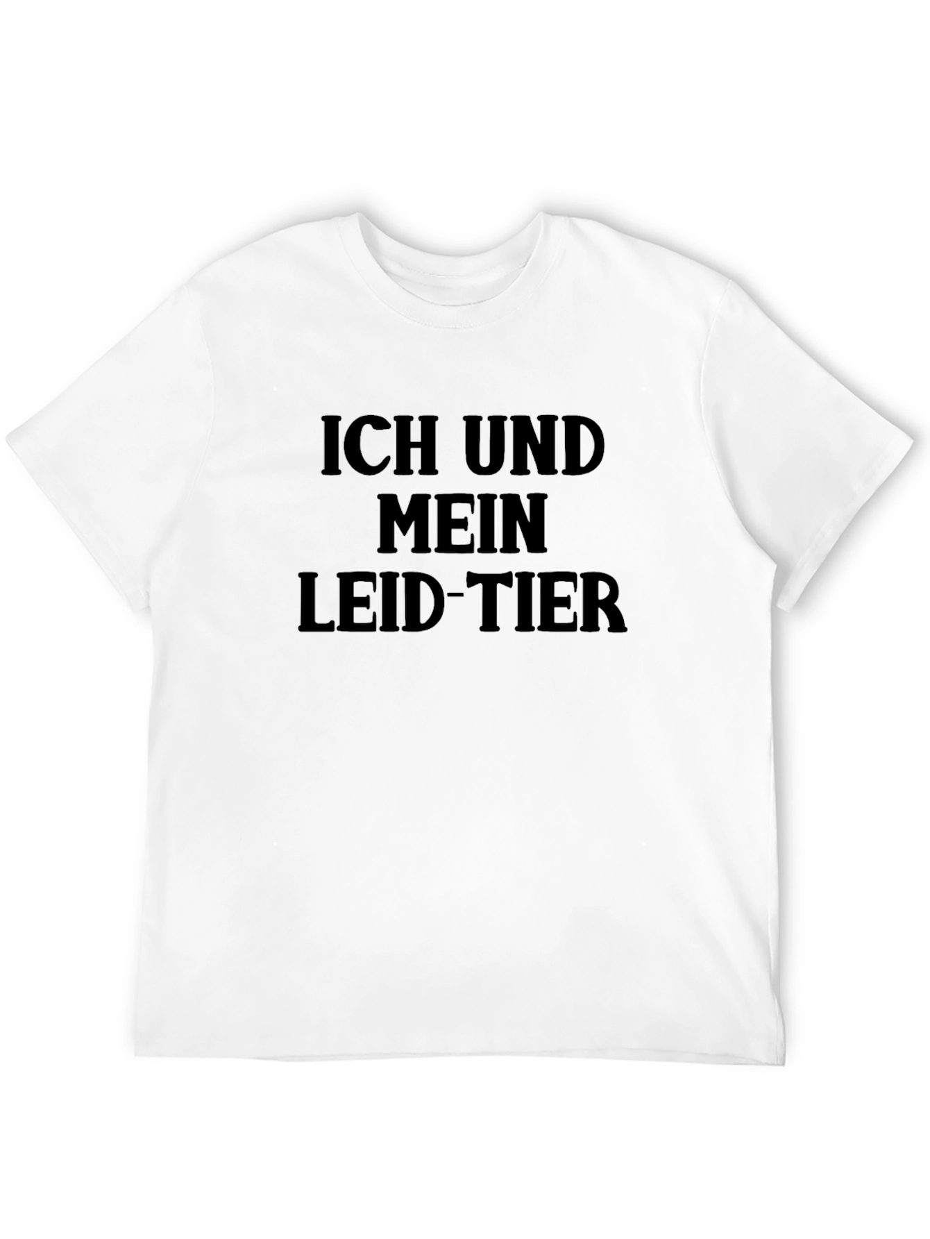 Black Ich Und Mein Leid-Tier Black Graphic Tee view 12