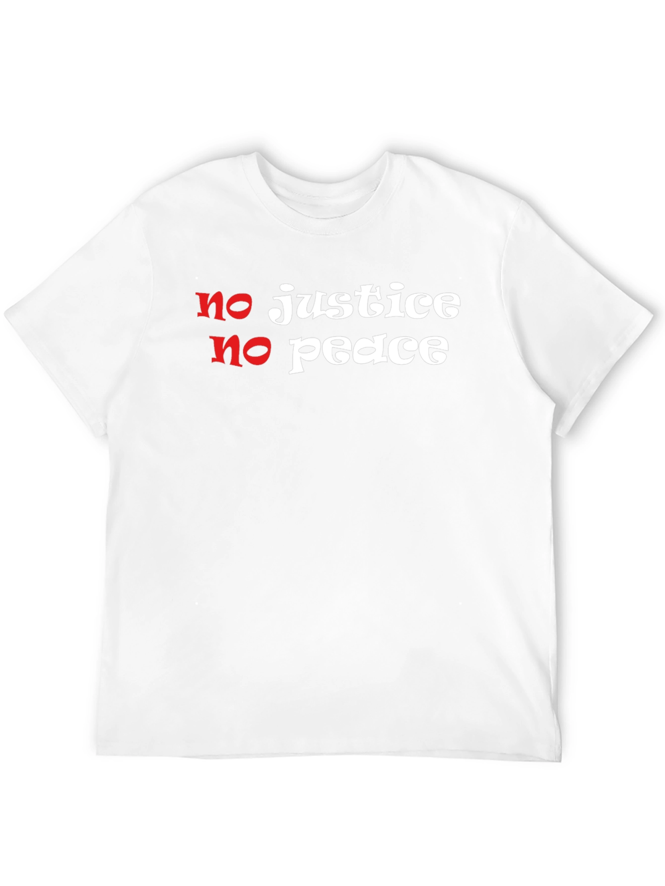 Black No Justice No Peace Graphic Tee view 12