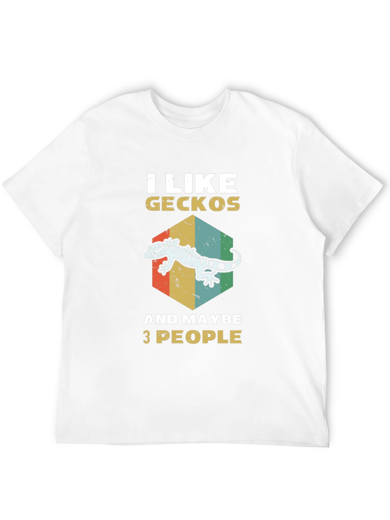 Black Gecko Lover T-Shirt - I Like Geckos and Maybe 3 People view 12
