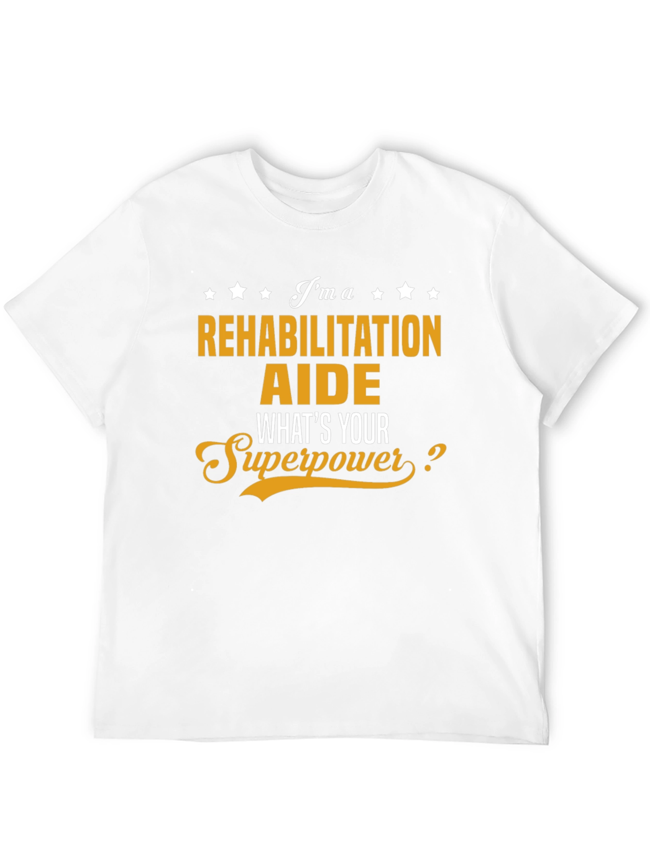 Black Rehabilitation Aide Superpower Black T-Shirt view 12