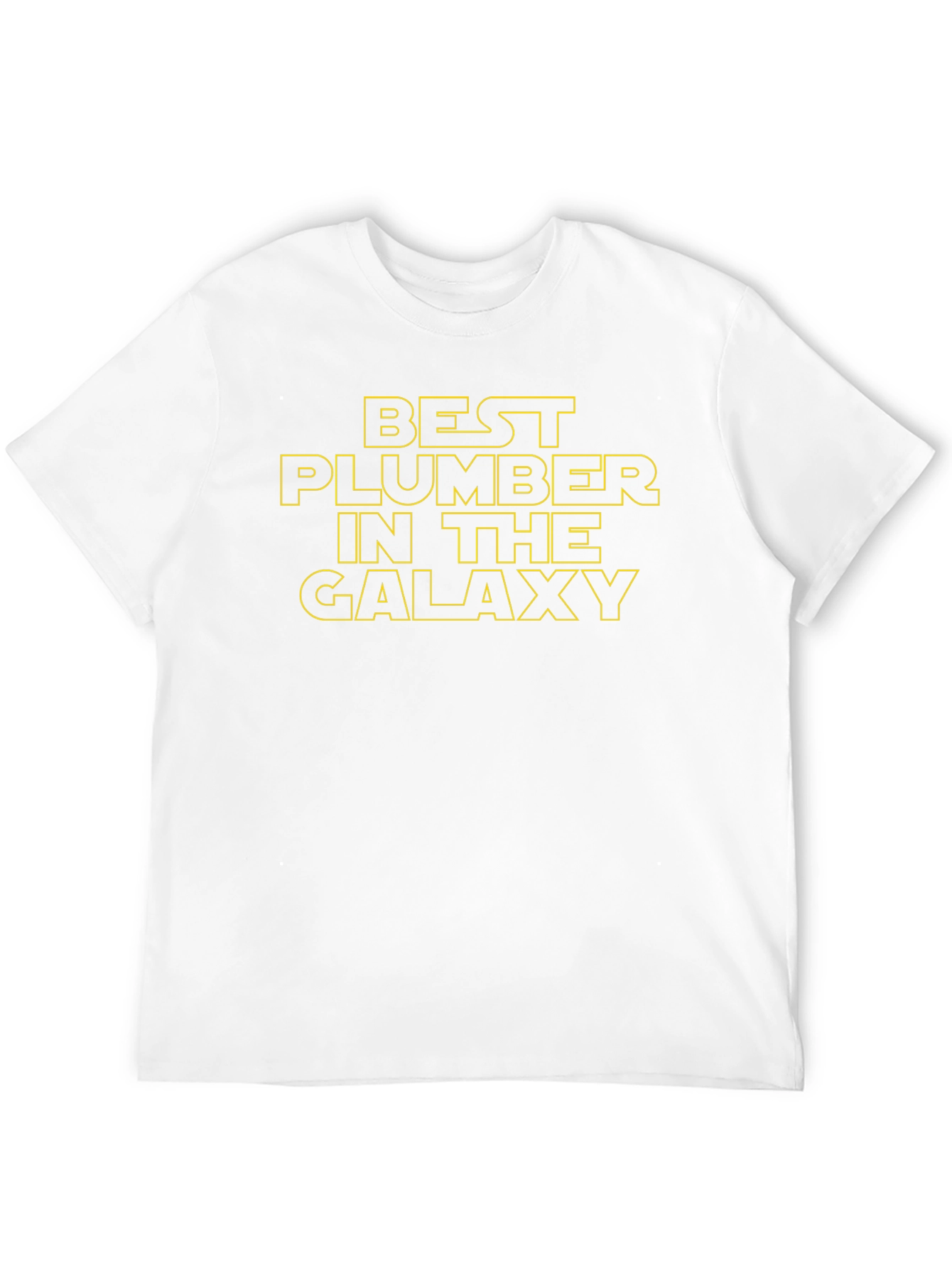Black Best Plumber in the Galaxy T-Shirt view 12