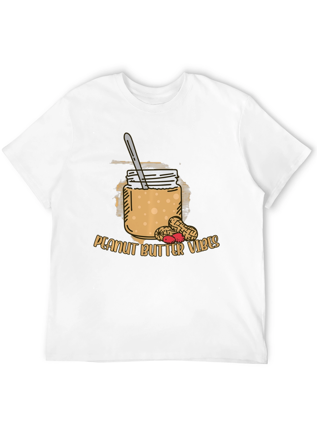 Black Peanut Butter Vibes Graphic Tee - Casual Style view 12