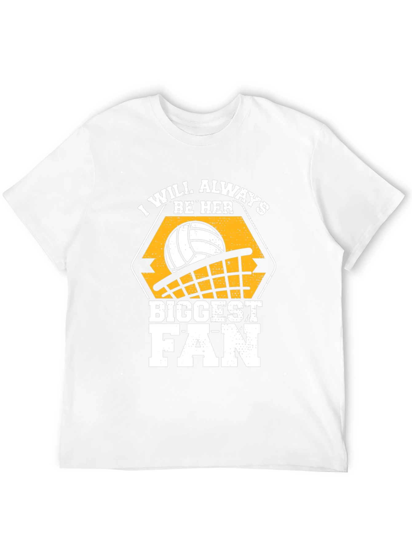 Black Volleyball Fan T-Shirt - I Will Always Be Her Biggest Fan view 12