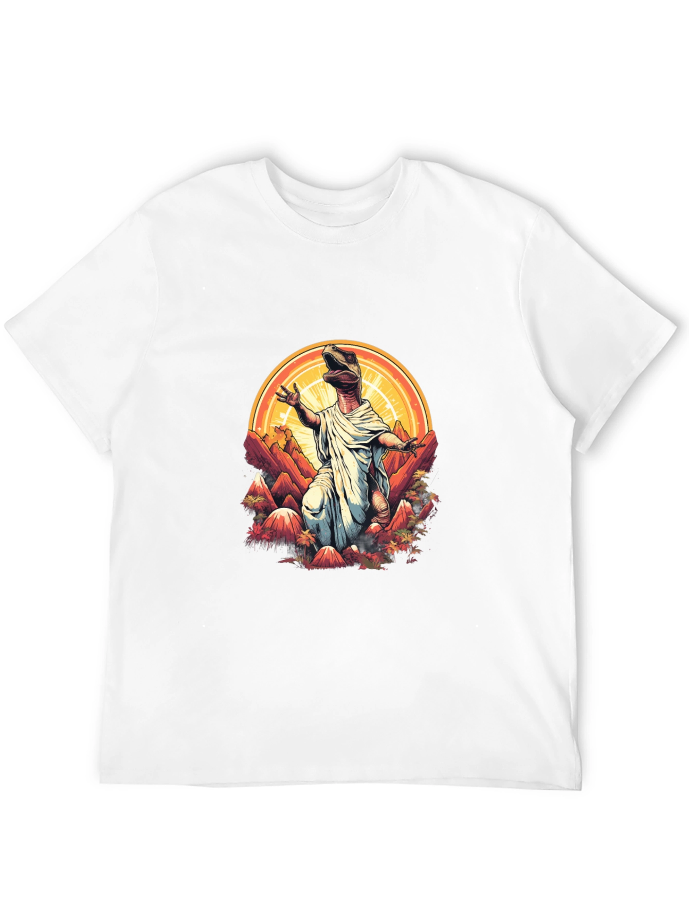 Black Dino-Jesus Graphic Tee view 12