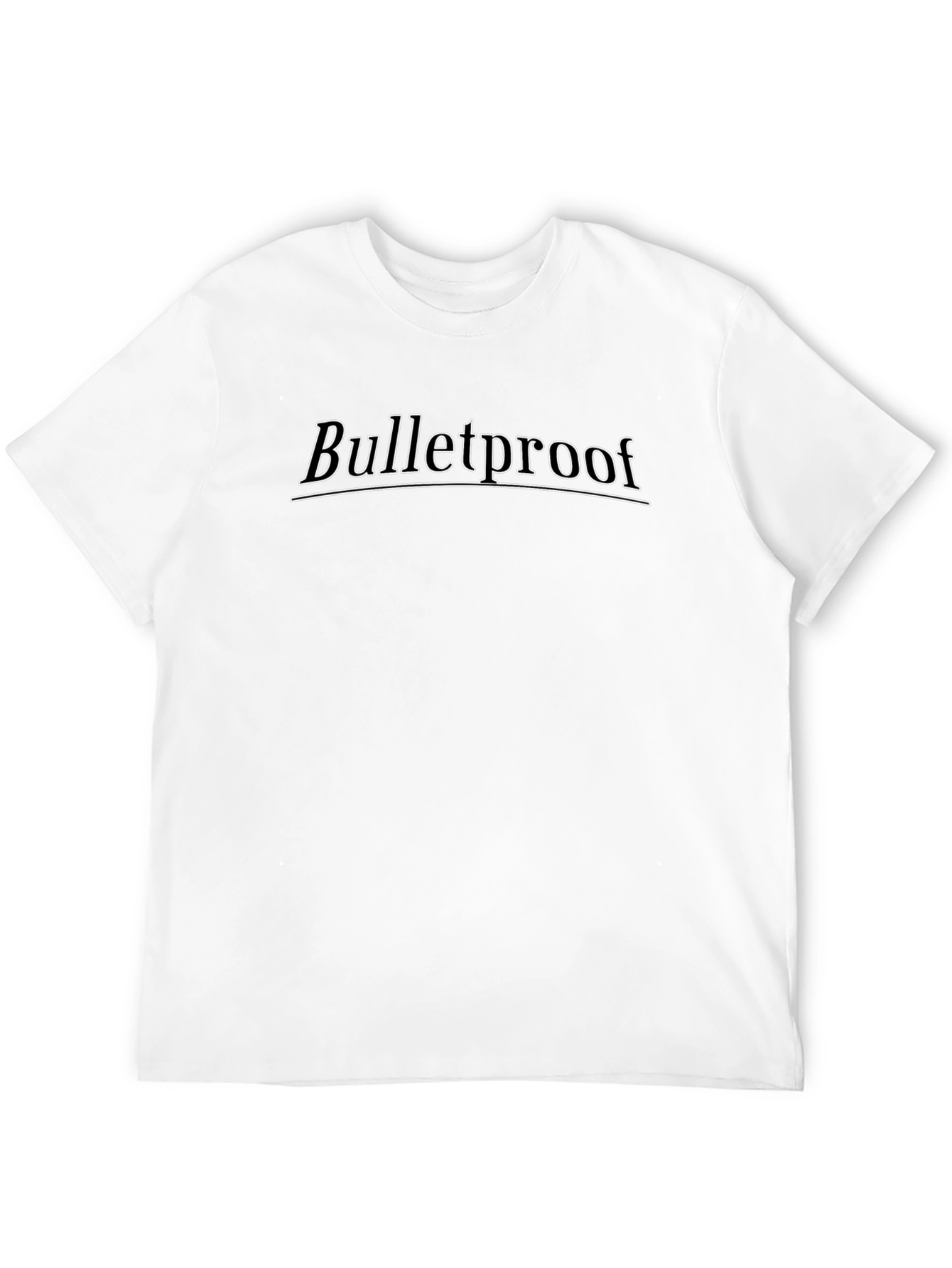 Black Bulletproof Graphic Tee - Mens Black T-Shirt view 12