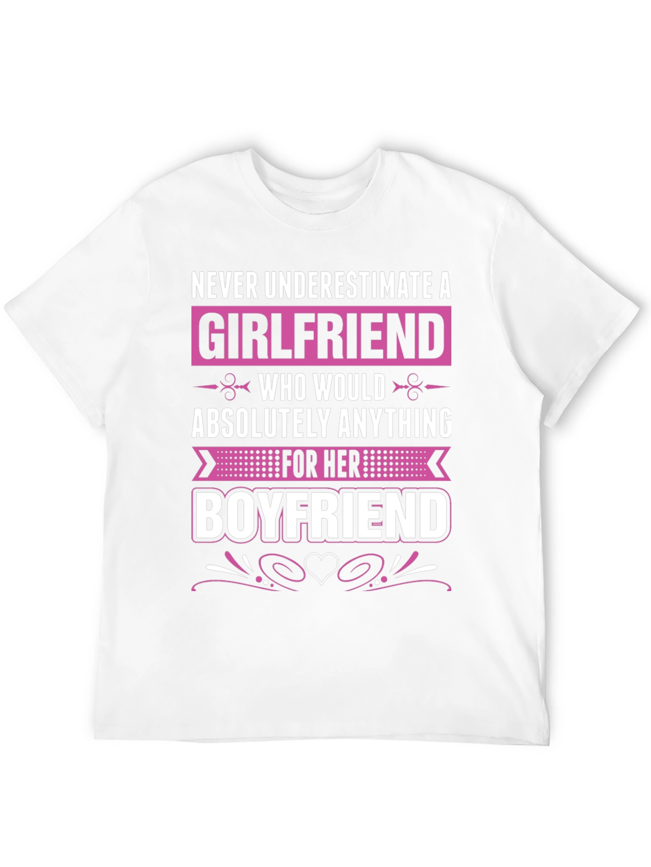 Black Girlfriend Boyfriend Graphic Tee - Novelty T-Shirt view 12