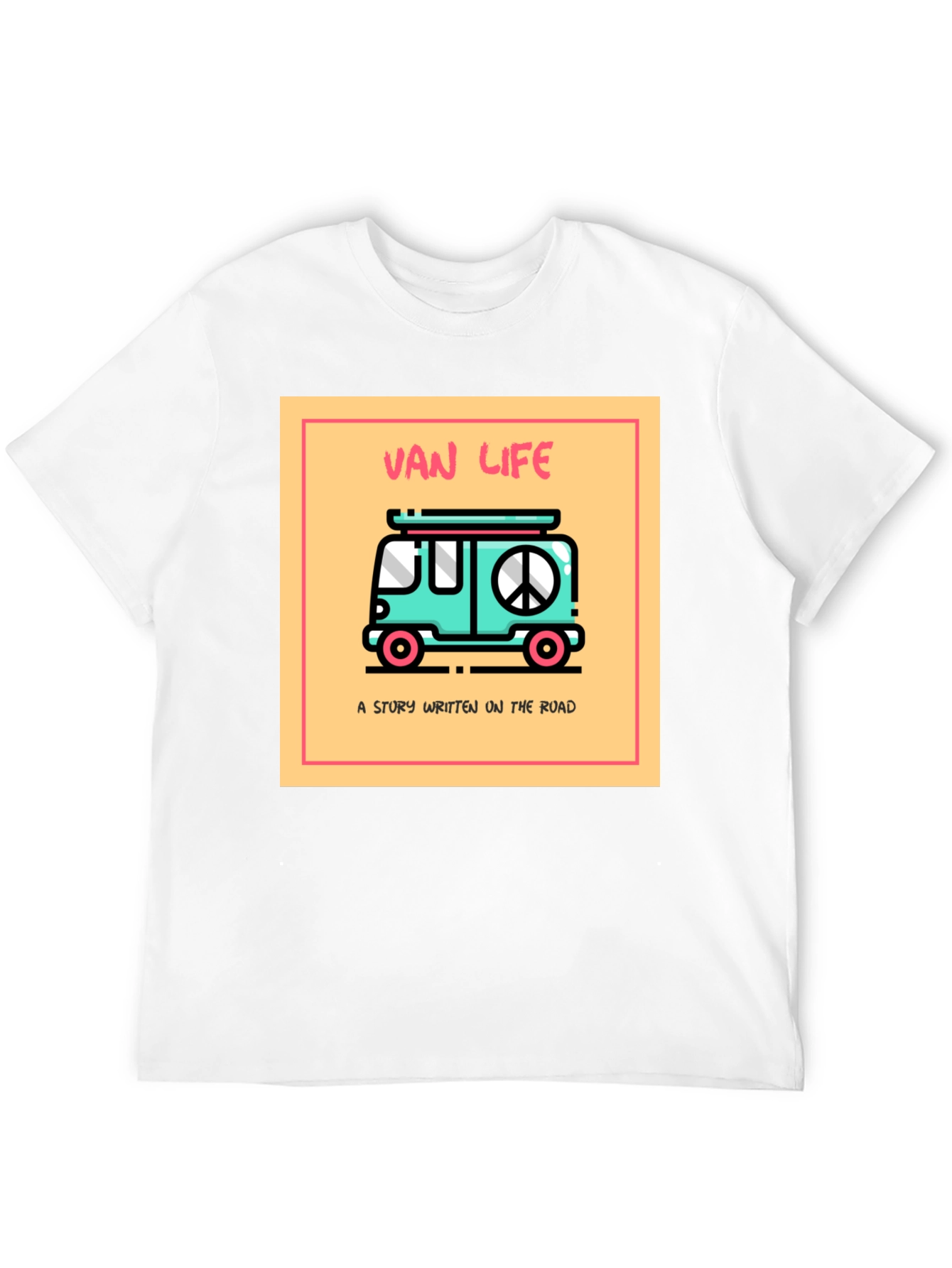 Black Van Life Graphic Tee - Road Trip Style view 12