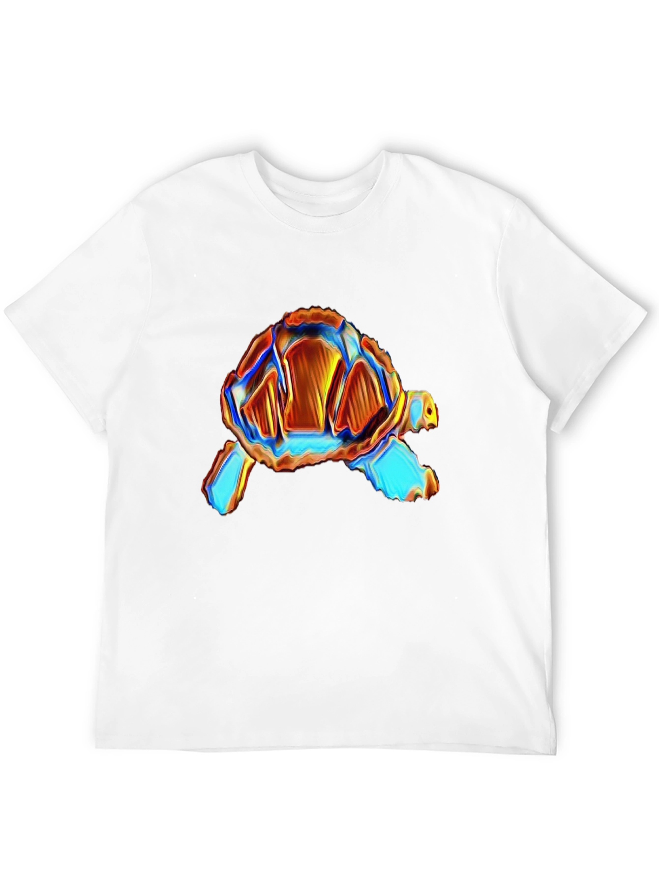 Black Turtle Graphic Black Tee - Unique Design! view 12