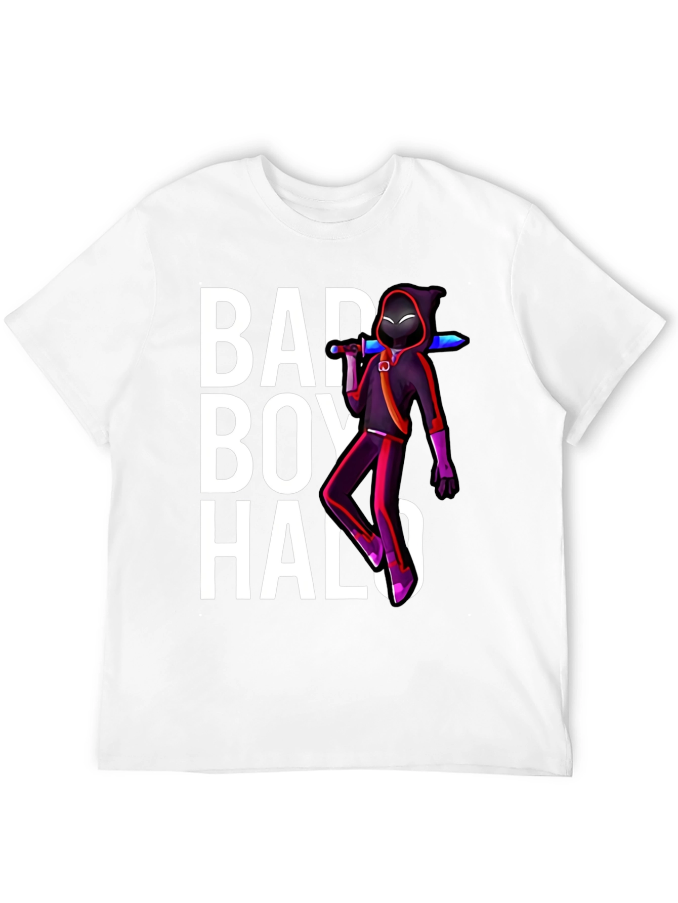 Black BadBoyHalo Graphic T-Shirt - Black Crew Neck view 12