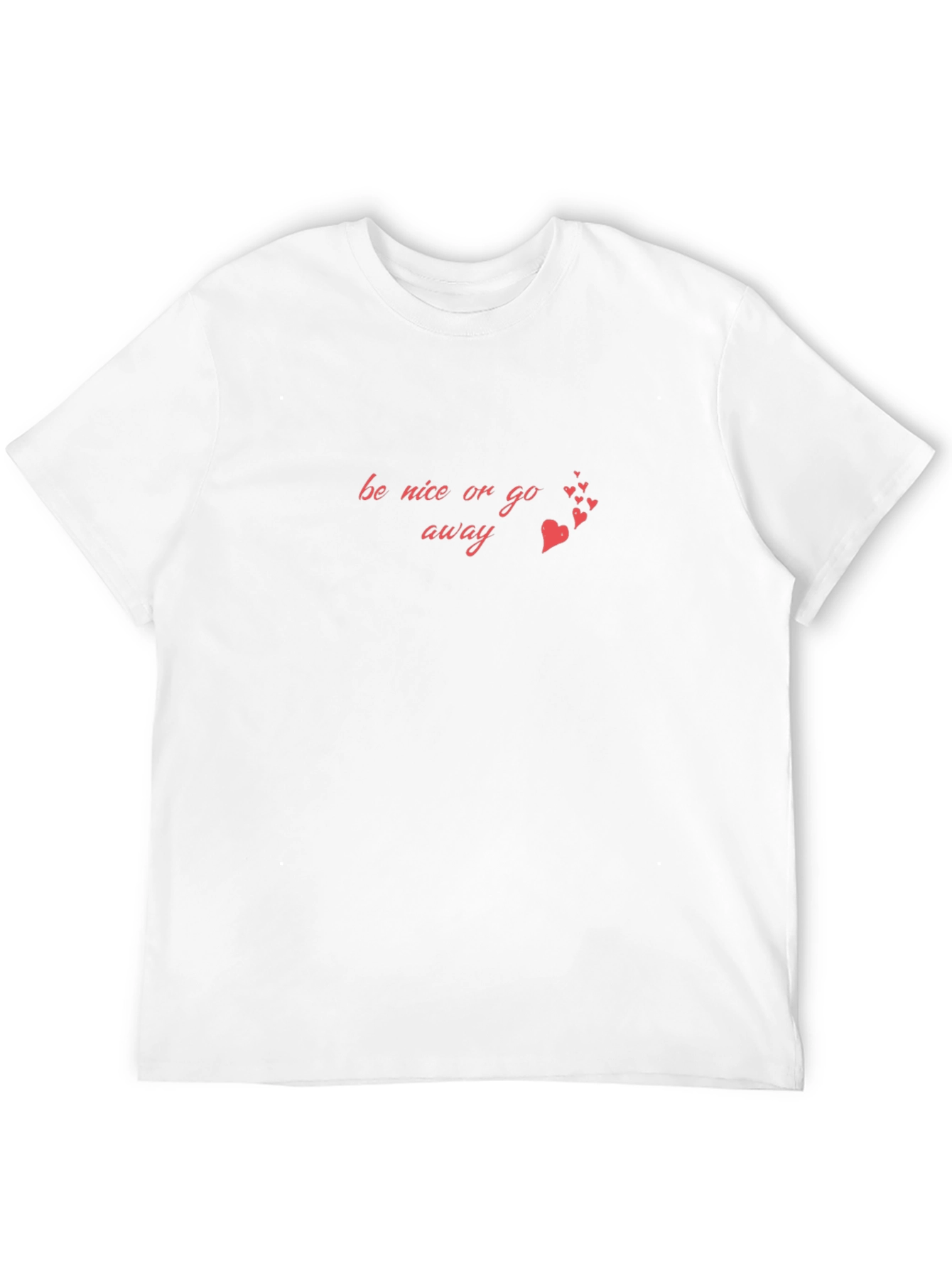 Black Be Nice or Go Away Graphic T-Shirt view 12