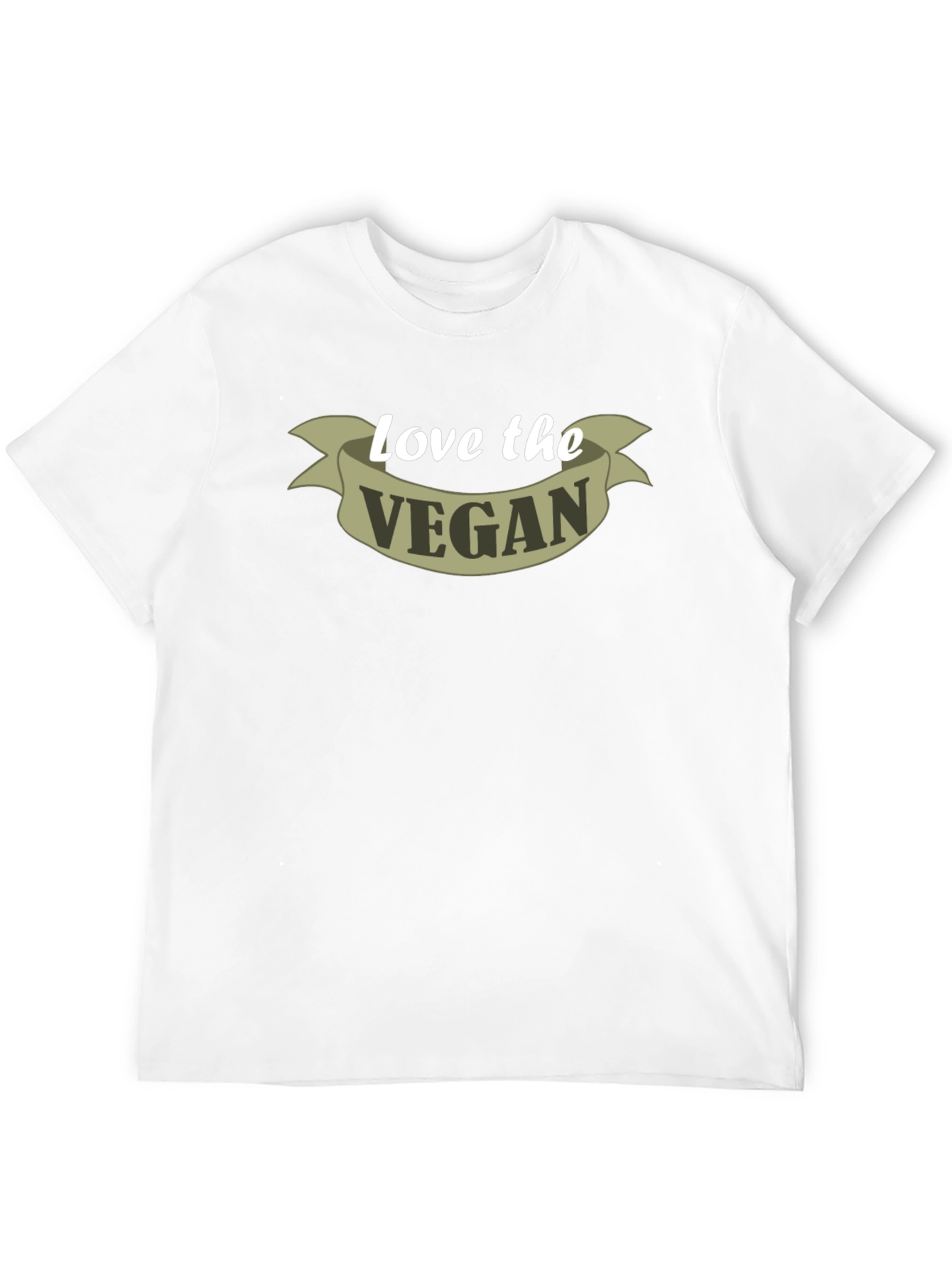 Black Love the Vegan T-Shirt - Black - Slogan Tee view 12