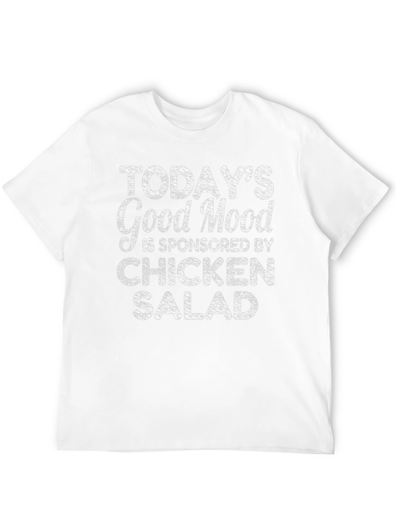 Black Chicken Salad Good Mood T-Shirt Funny Foodie Tee view 12