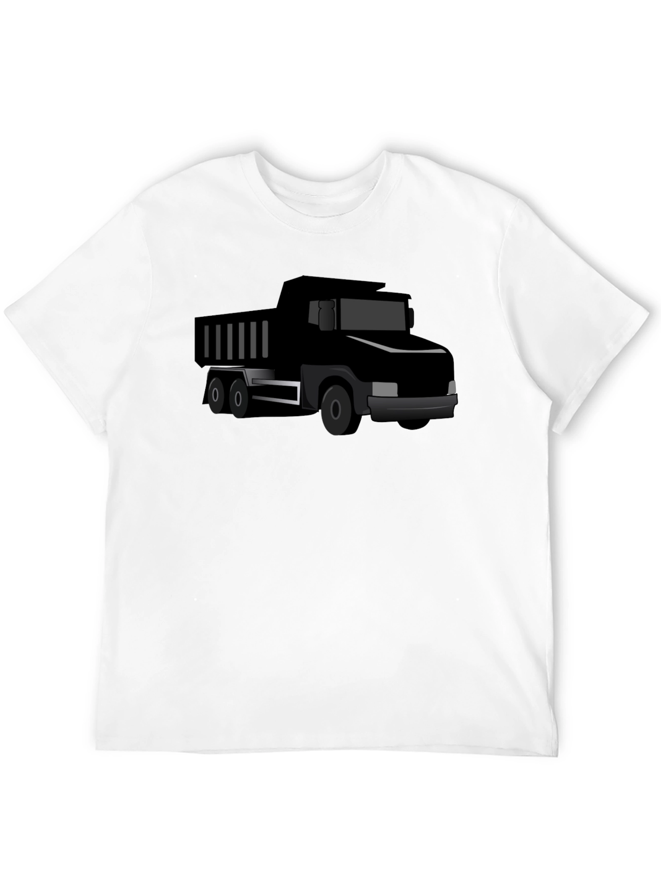 Black Black Truck Graphic Tee - Cool Men's T-Shirt view 12