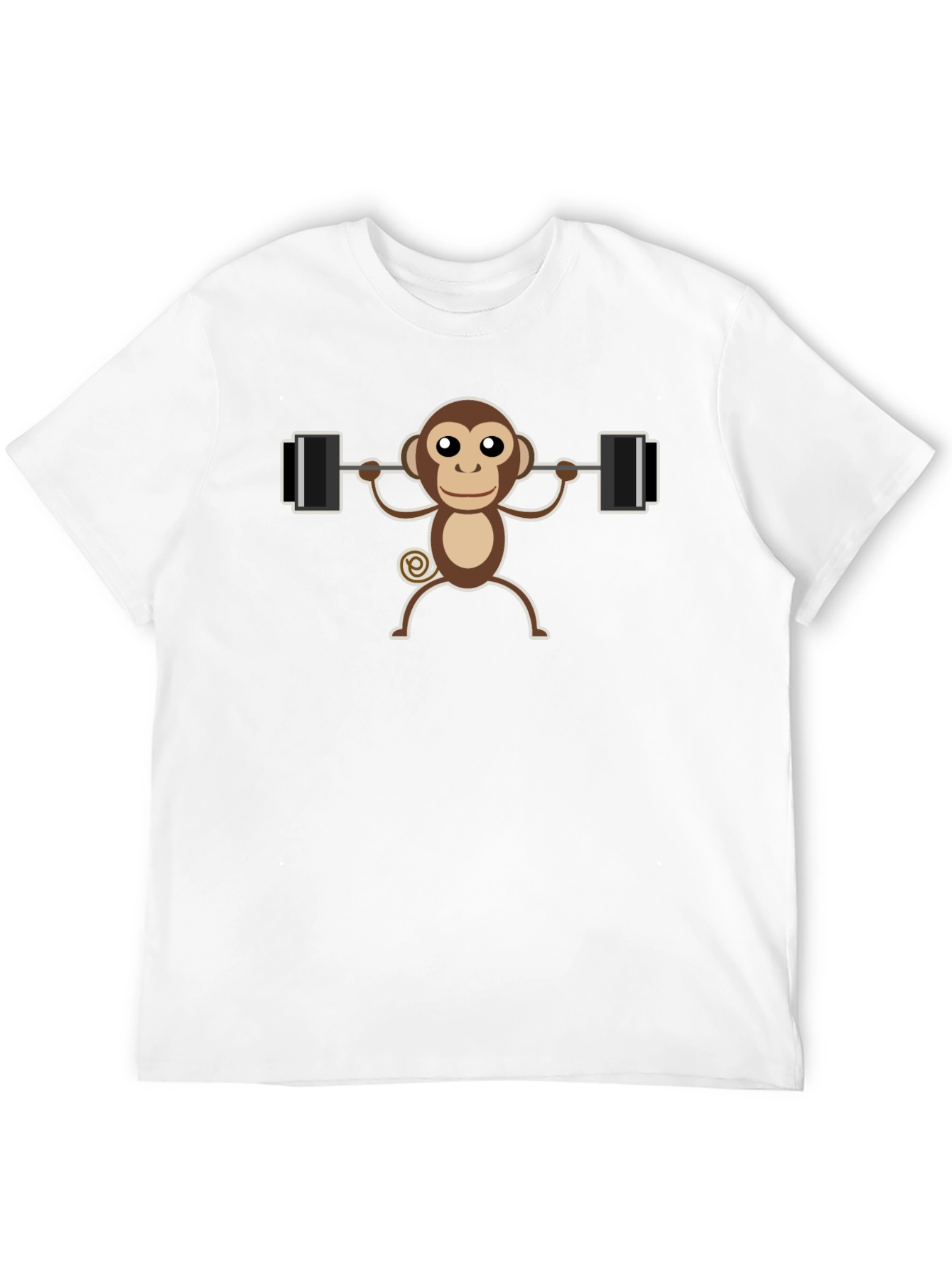 Black Monkey Barbell T-Shirt - Lift Like a Pro! view 12